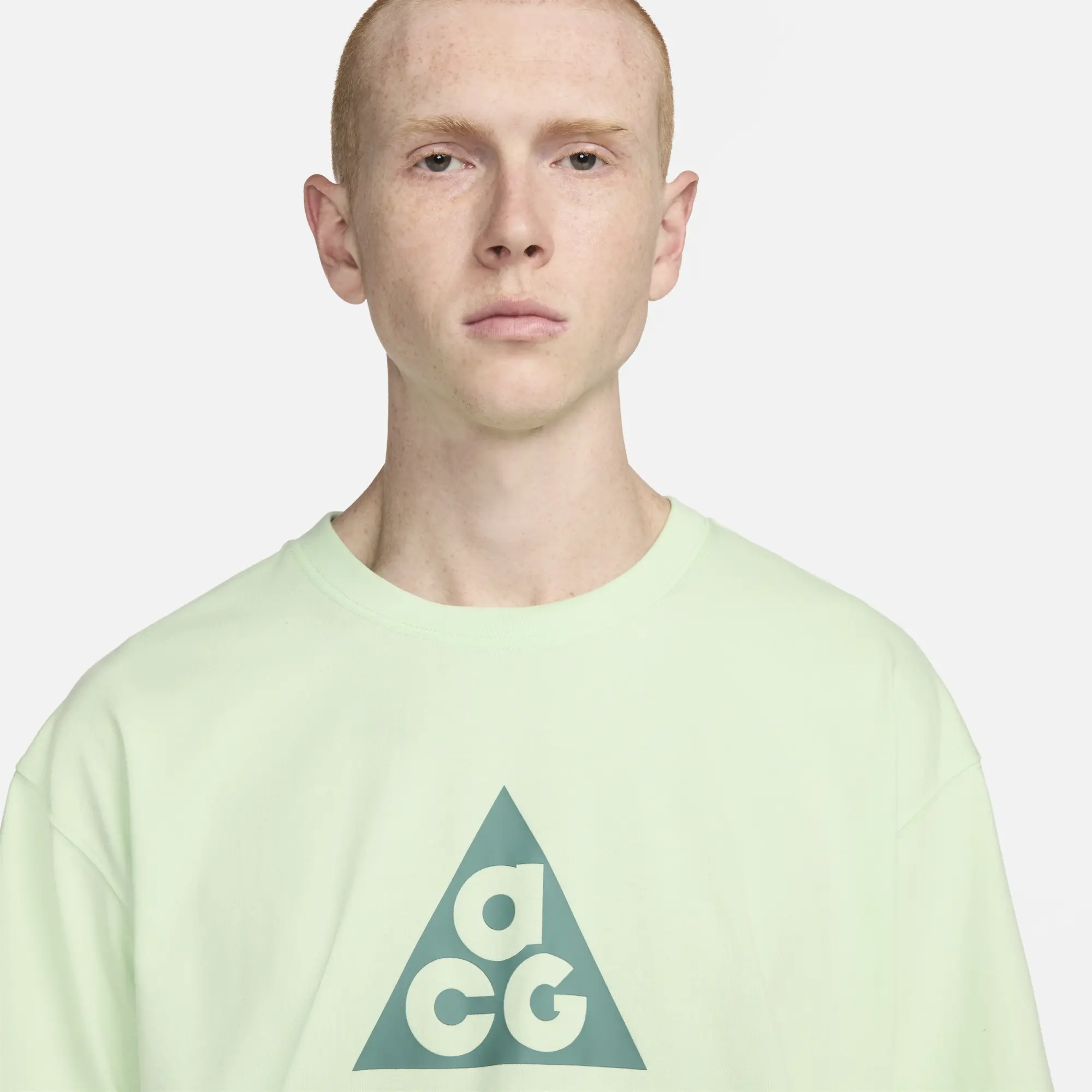 Nike ACG Men's Dri-FIT T-Shirt - Green - Polyester/Cotton