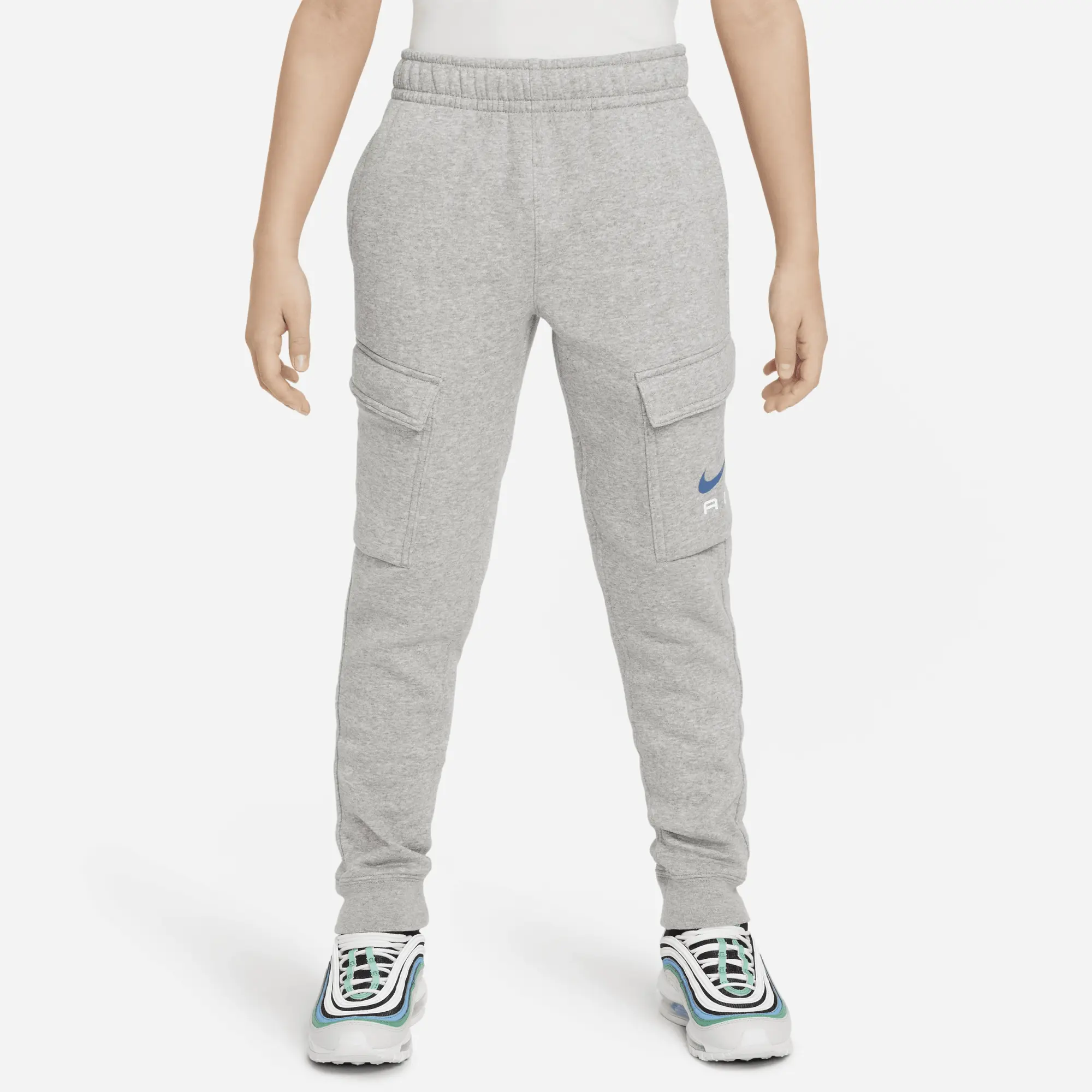 Grey nike joggers junior deals