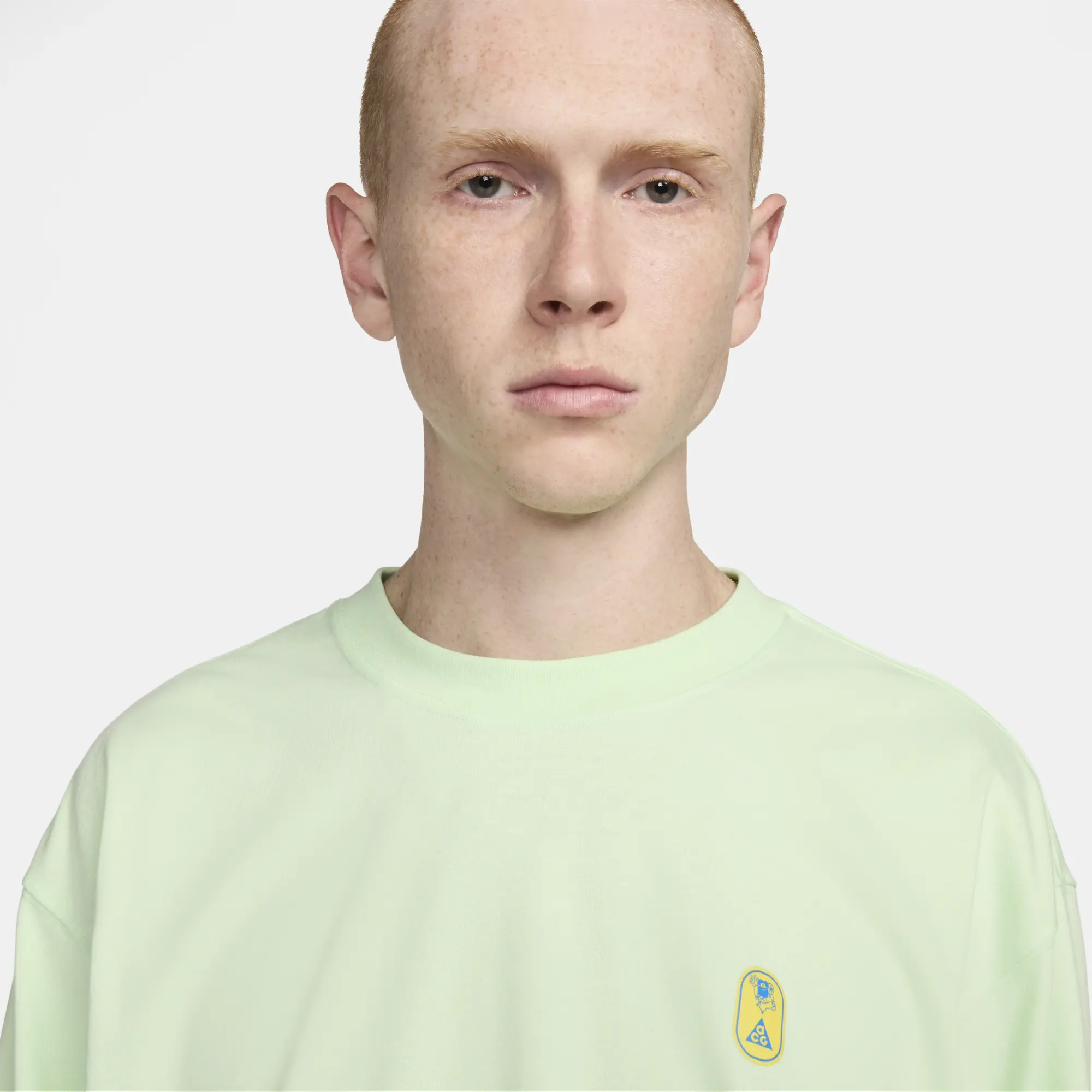 T-Shirt Nike Acg Hike Snacks Men's Dri-Fit Long-Sleeve T-Shirt Vapor Green Xxl