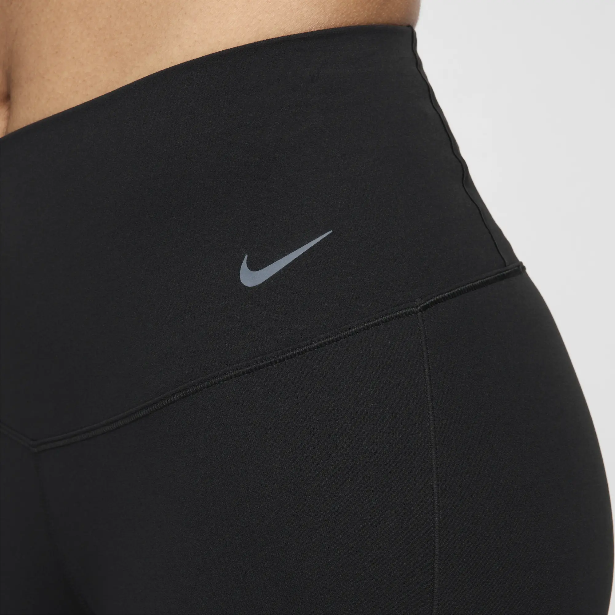 Nike Zenvy Women's High-Waisted Flared Leggings - Black - Nylon/Elastane