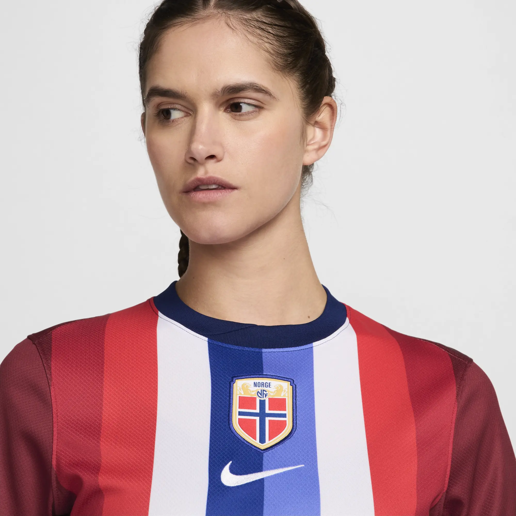 Nike Norway Home Shirt 2024 Women - ['Red']