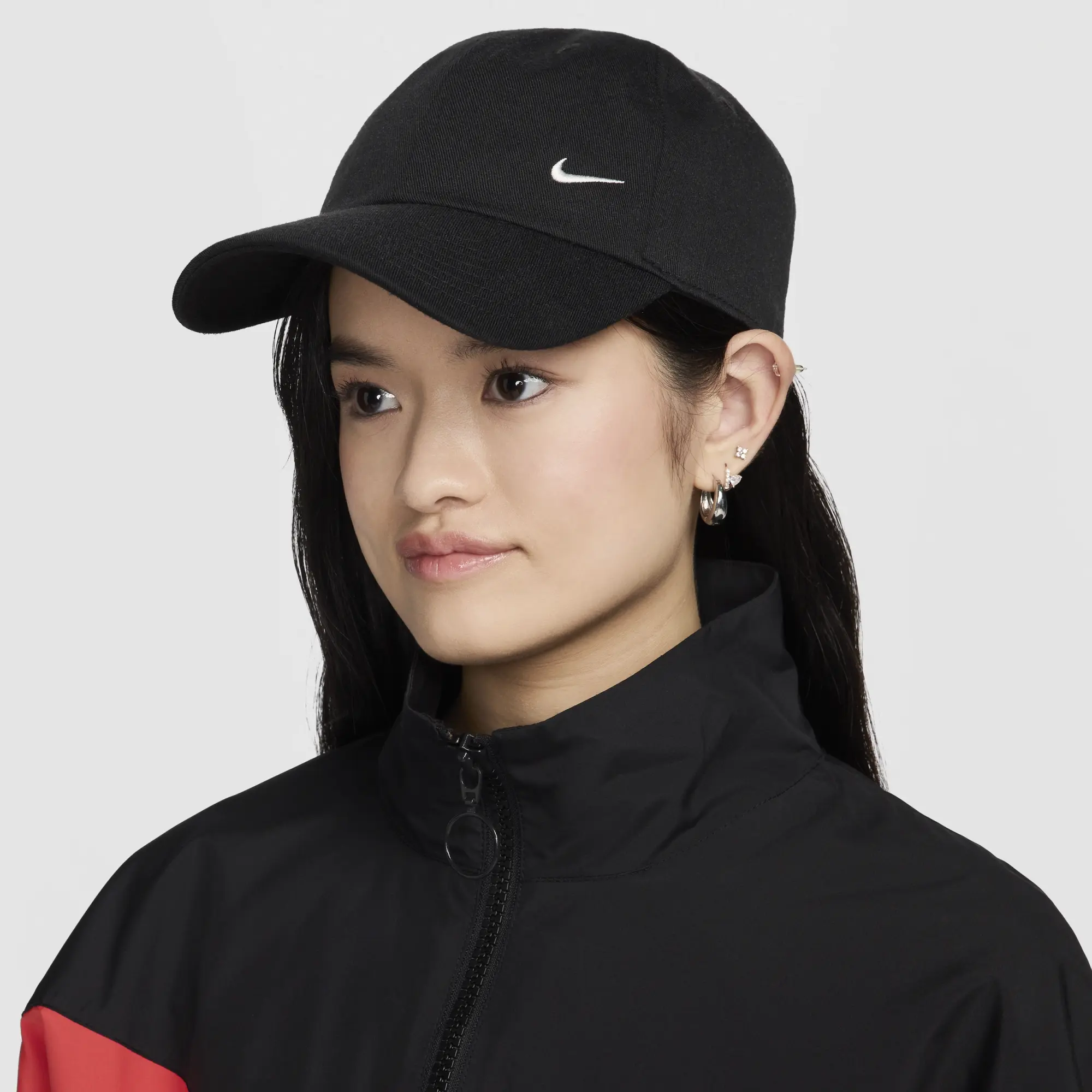 Nike Club Swoosh Cap In Black FZ5698 010 FOOTY.COM