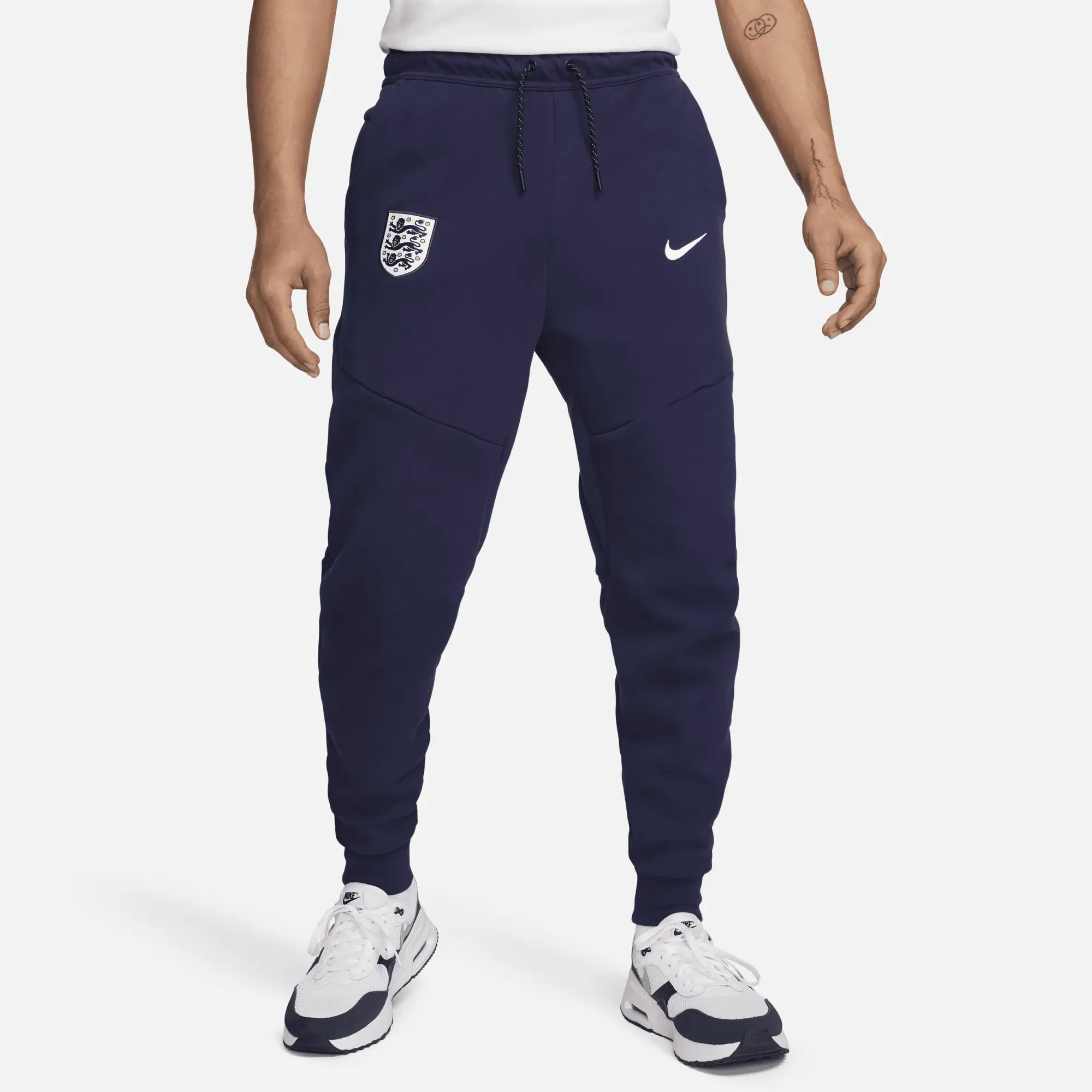 England Tech Fleece Men's Nike Football Joggers - Purple - Cotton/Polyester