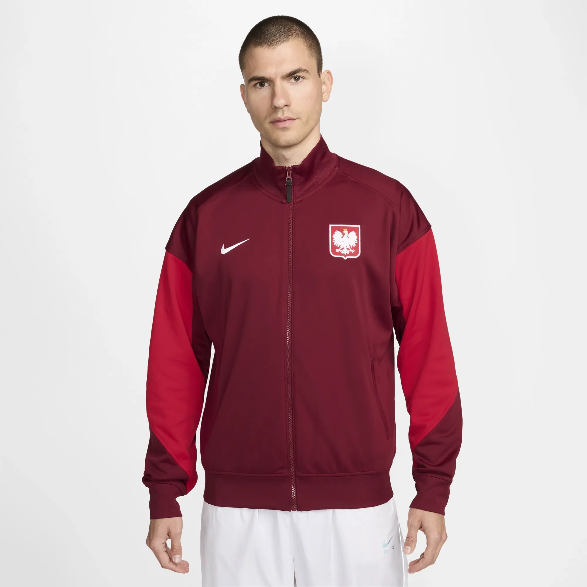 Poland Academy Pro Men's Nike Football Jacket - Red | FZ8593-677