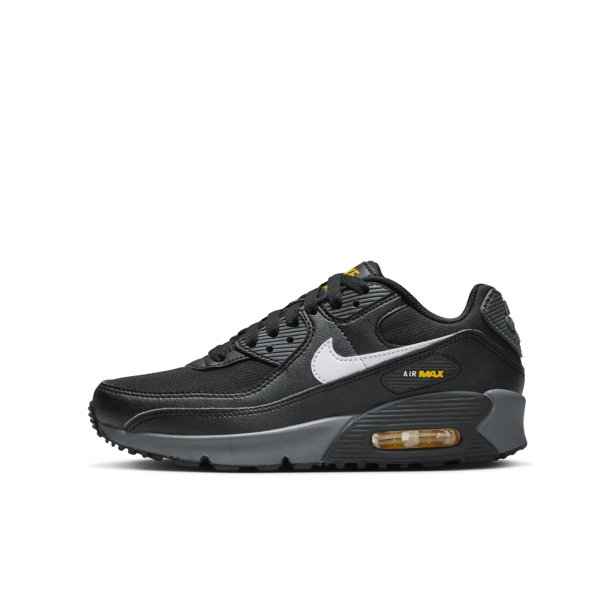 Nike black & white air max 90 nn Youth trainers