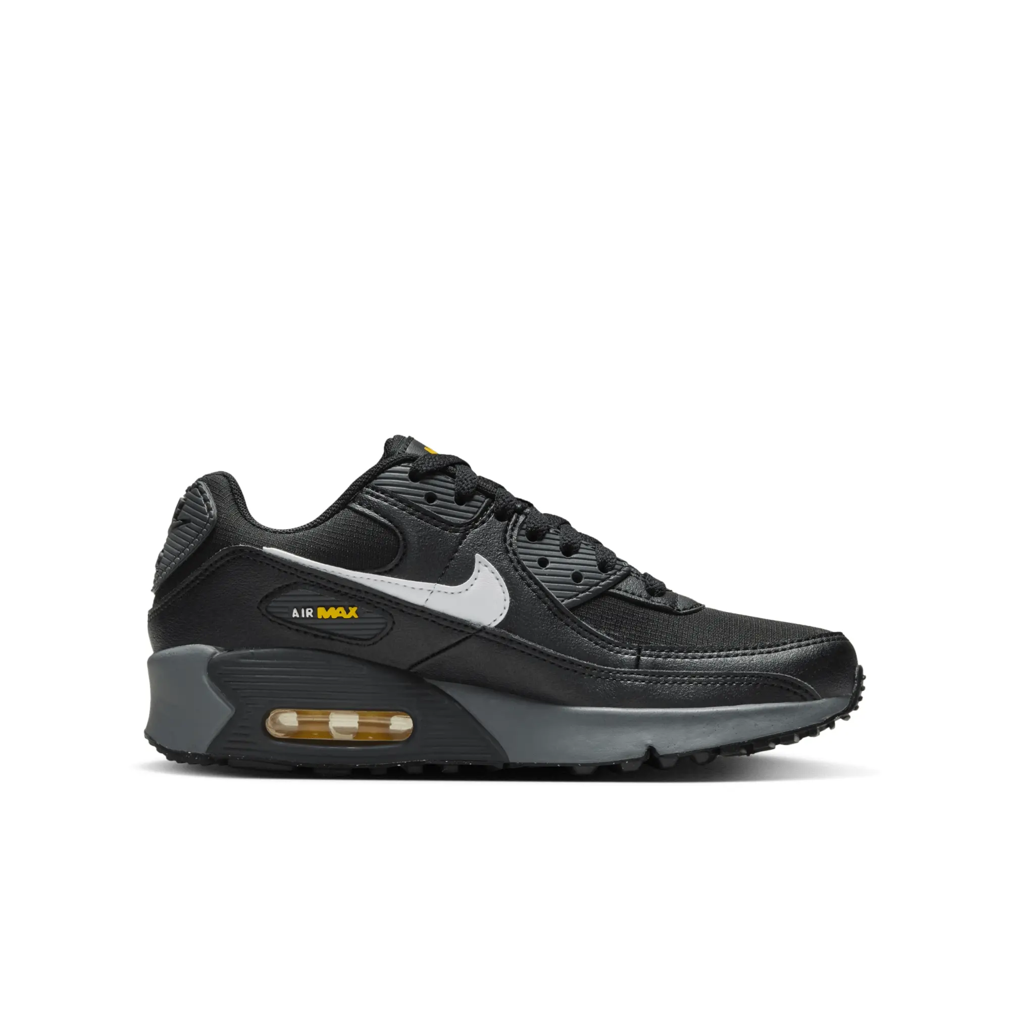 Nike black & white air max 90 nn Youth trainers