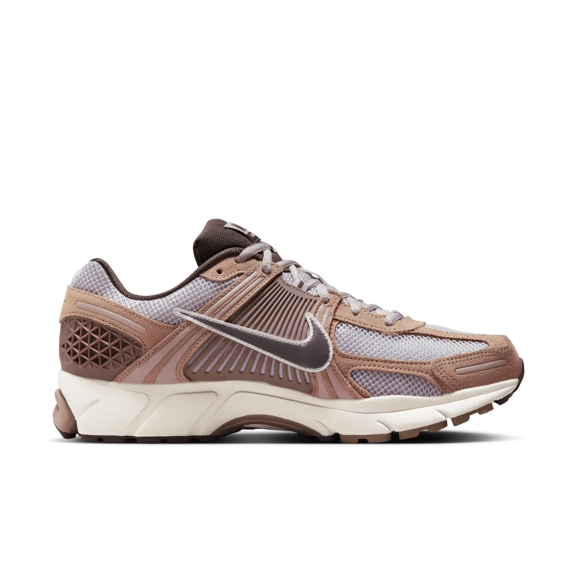 Nike Zoom Vomero 5 Trainers In Brown And Mauve HF1553 200 FOOTY.COM