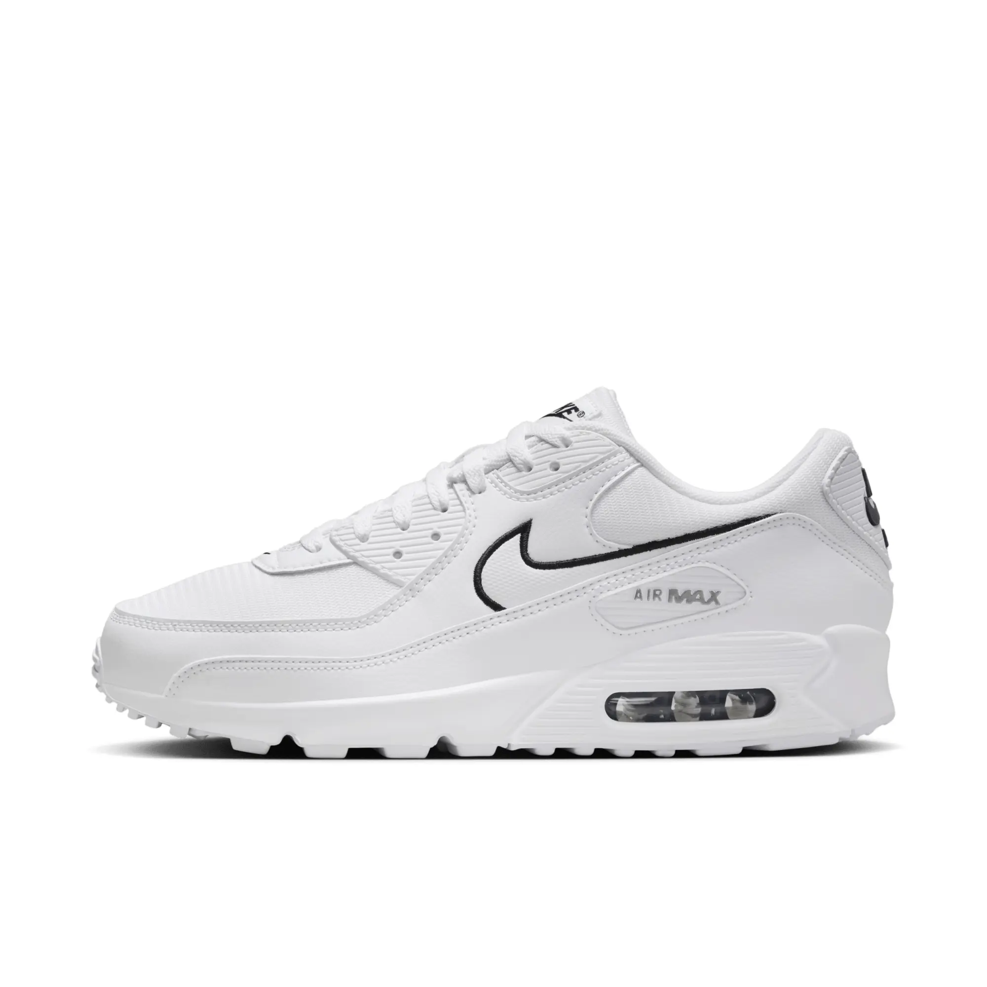 Nikes air max white best sale