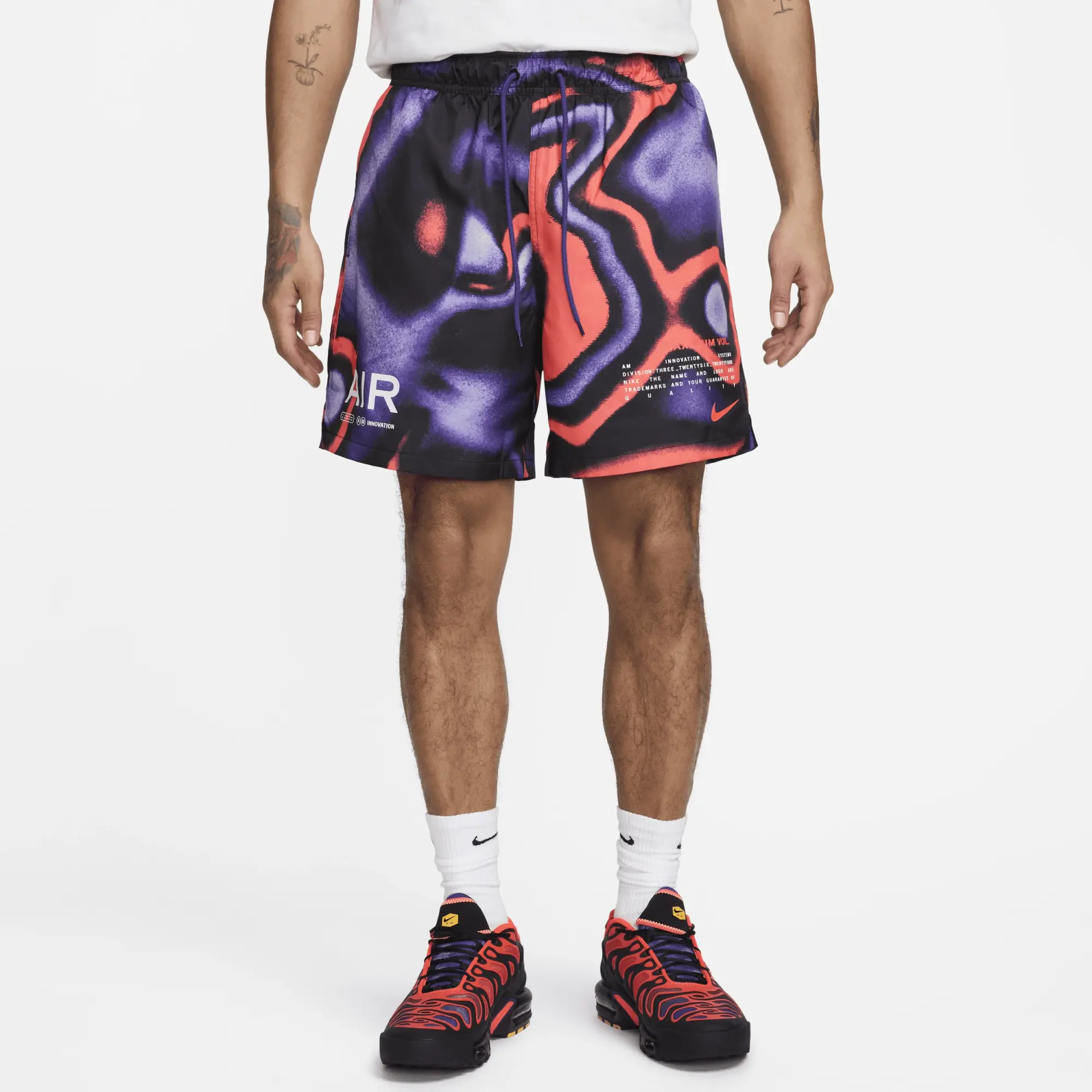 Nike Club Flow Festival Short - Multi - Size 2XL - Multi