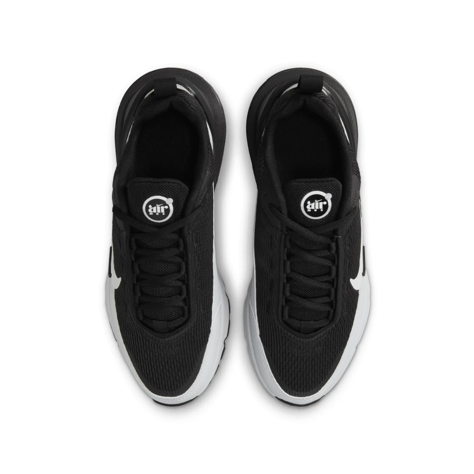 Nike black & white air max pulse Boys Youth trainers