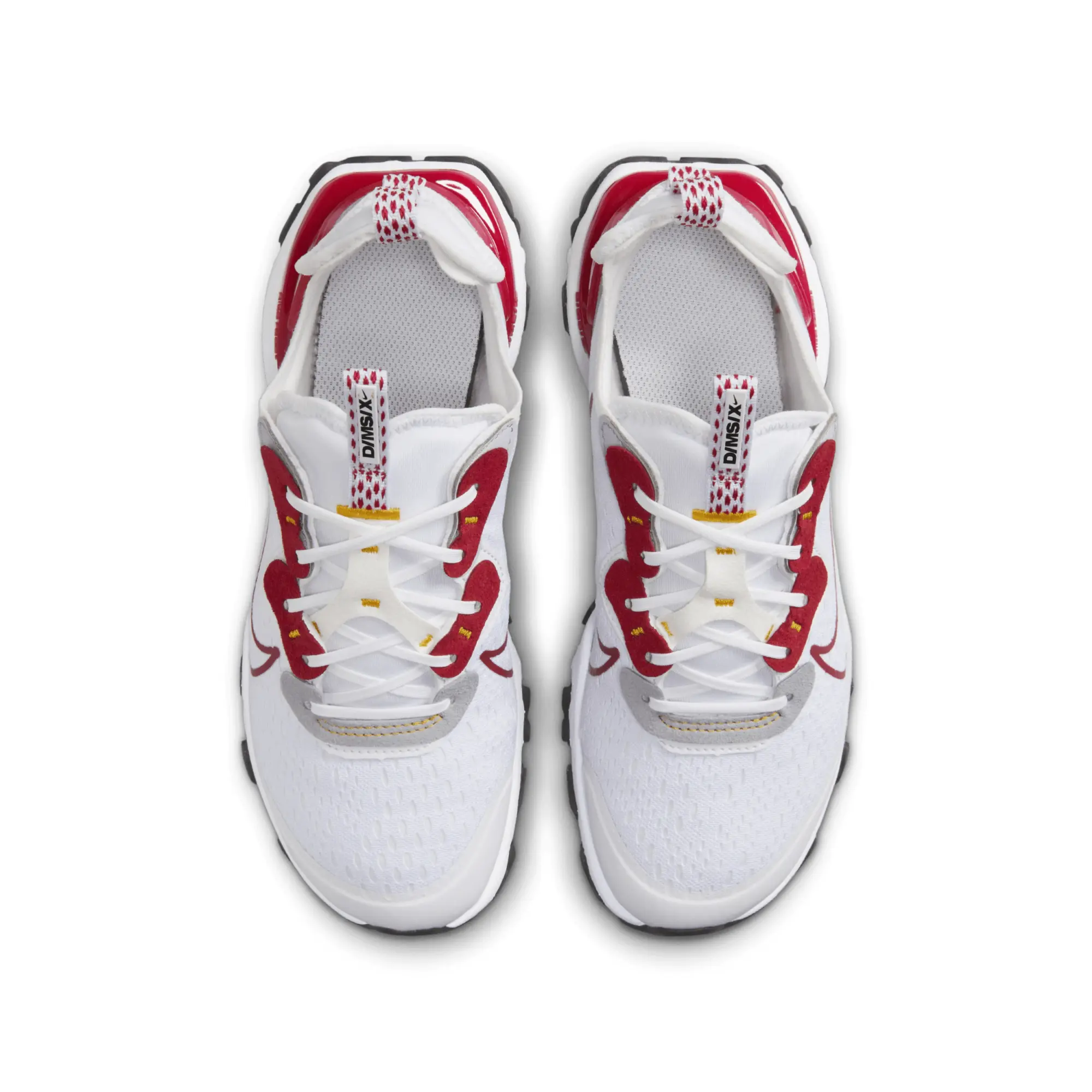 Nike white & red react vision Boys Youth trainers