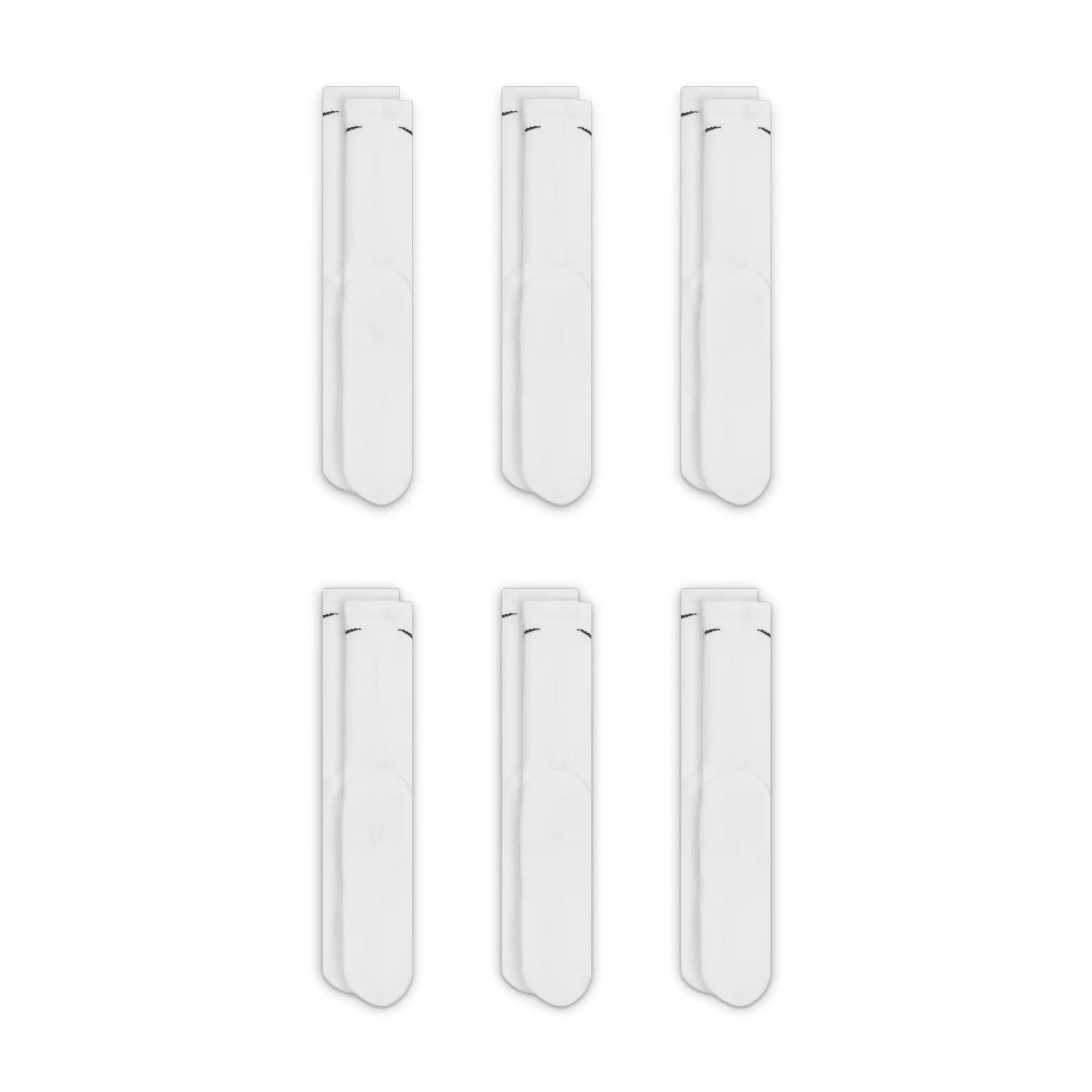 Nike Everyday Plus Cushioned Training Crew Socks - White