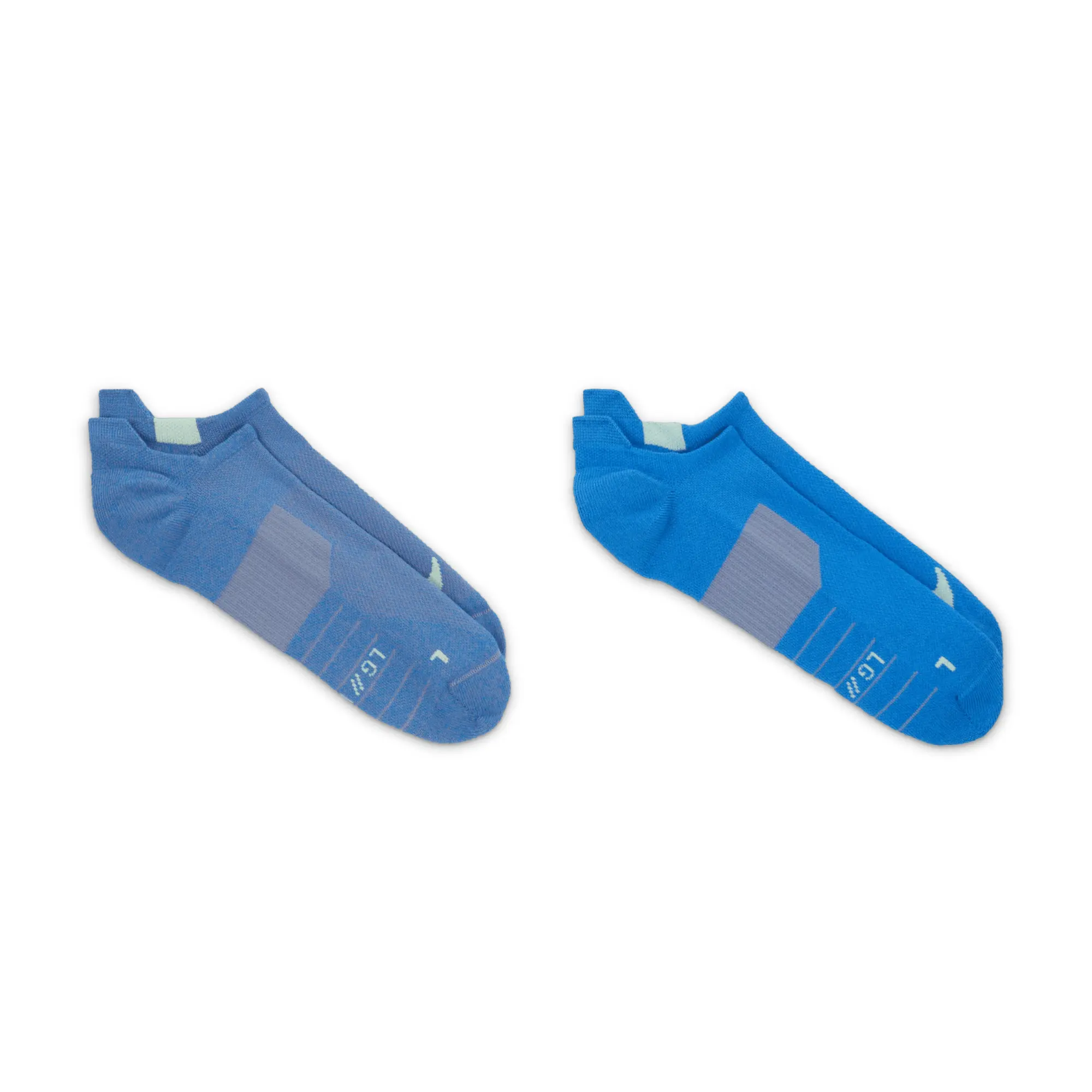 Nike Multiplier No-Show Running Socks - Blue