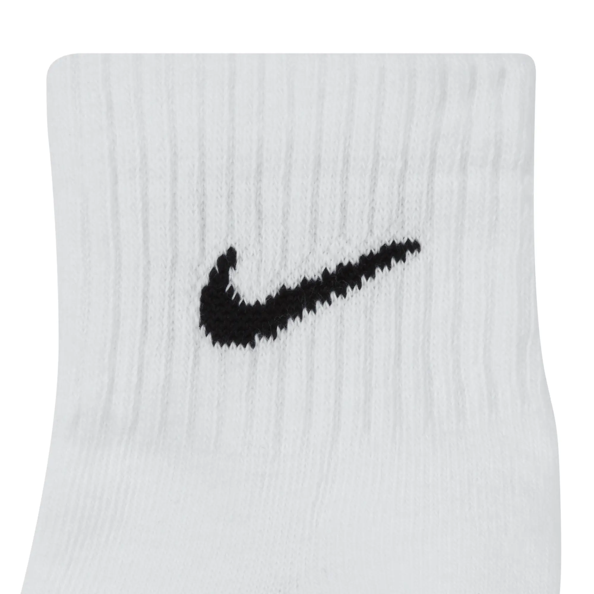 Nike Everyday Cush Ankle Sports Socks 3 Pack - White, Black