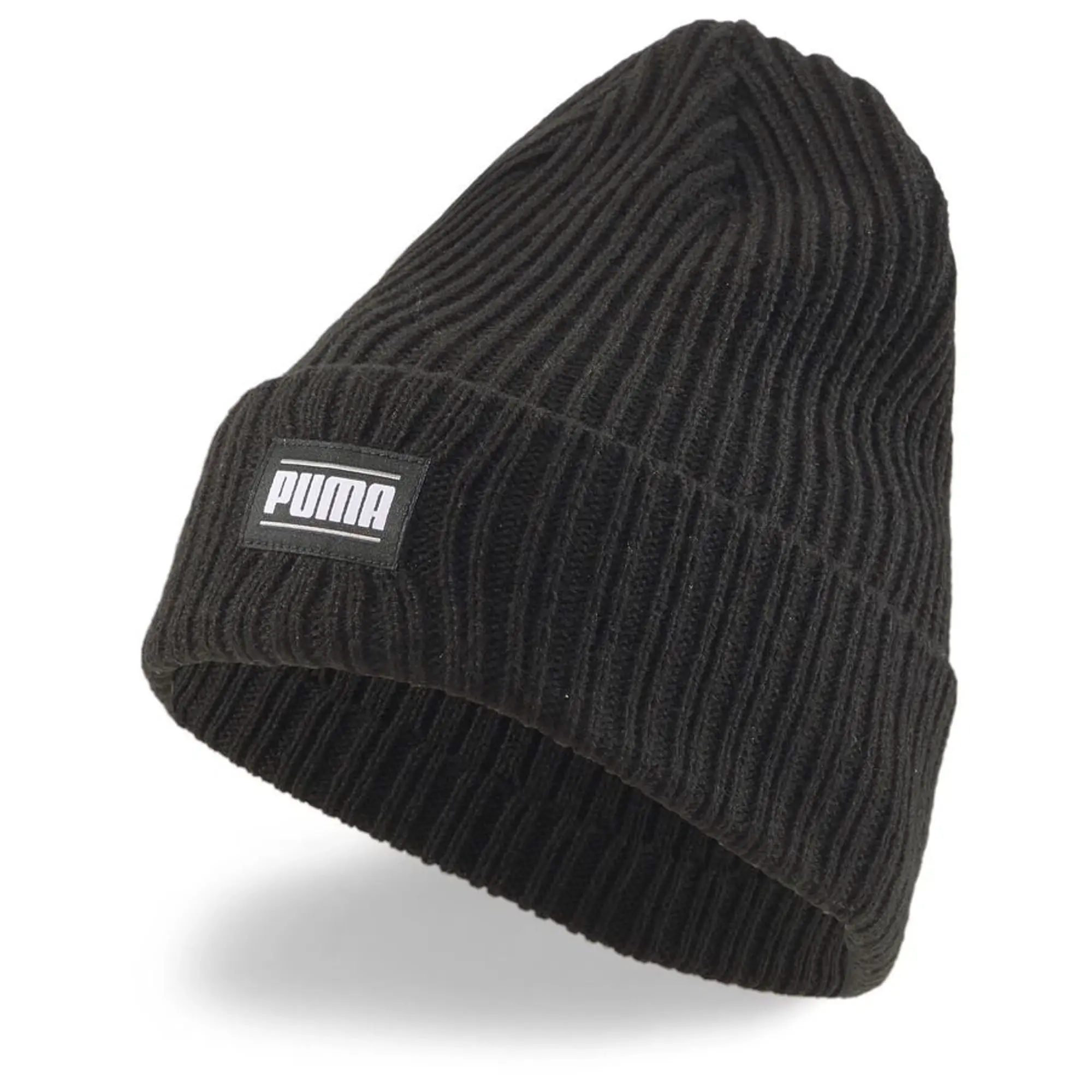 Ribbed Classic Cuff Beanie Puma Black - ['Black']