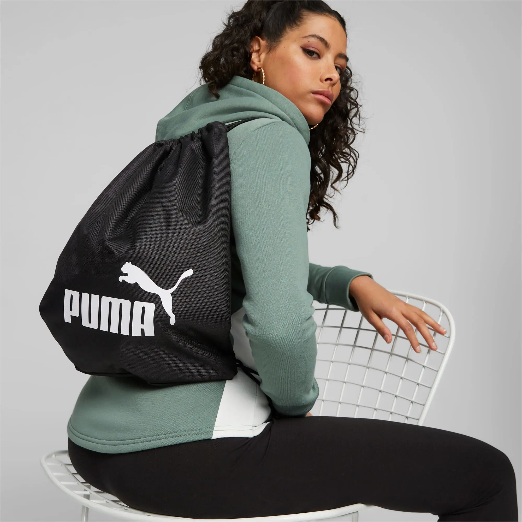 Puma Phase Gym Sack - Black