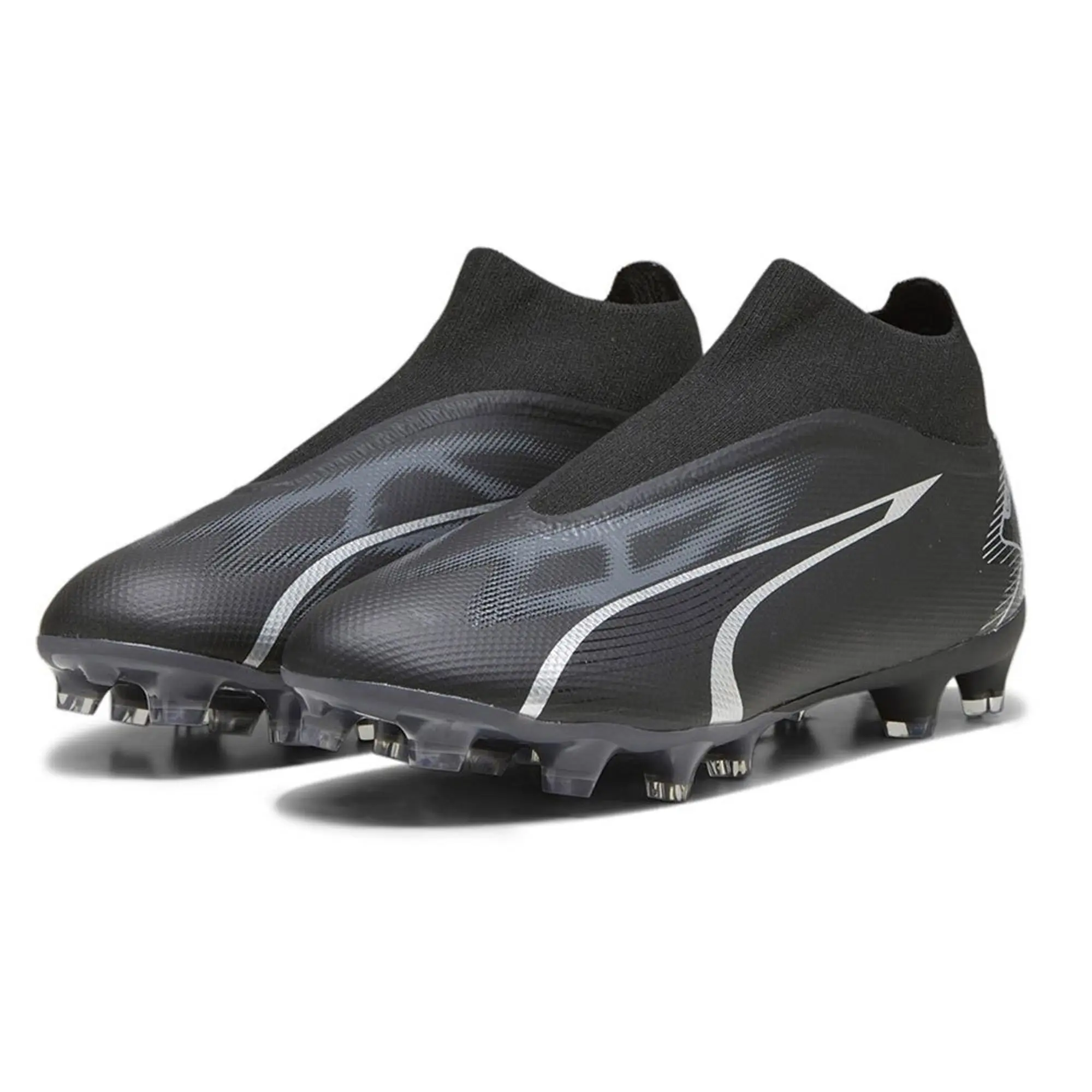 Puma Ultra Match Laceless Firm Ground Football Boots - Black