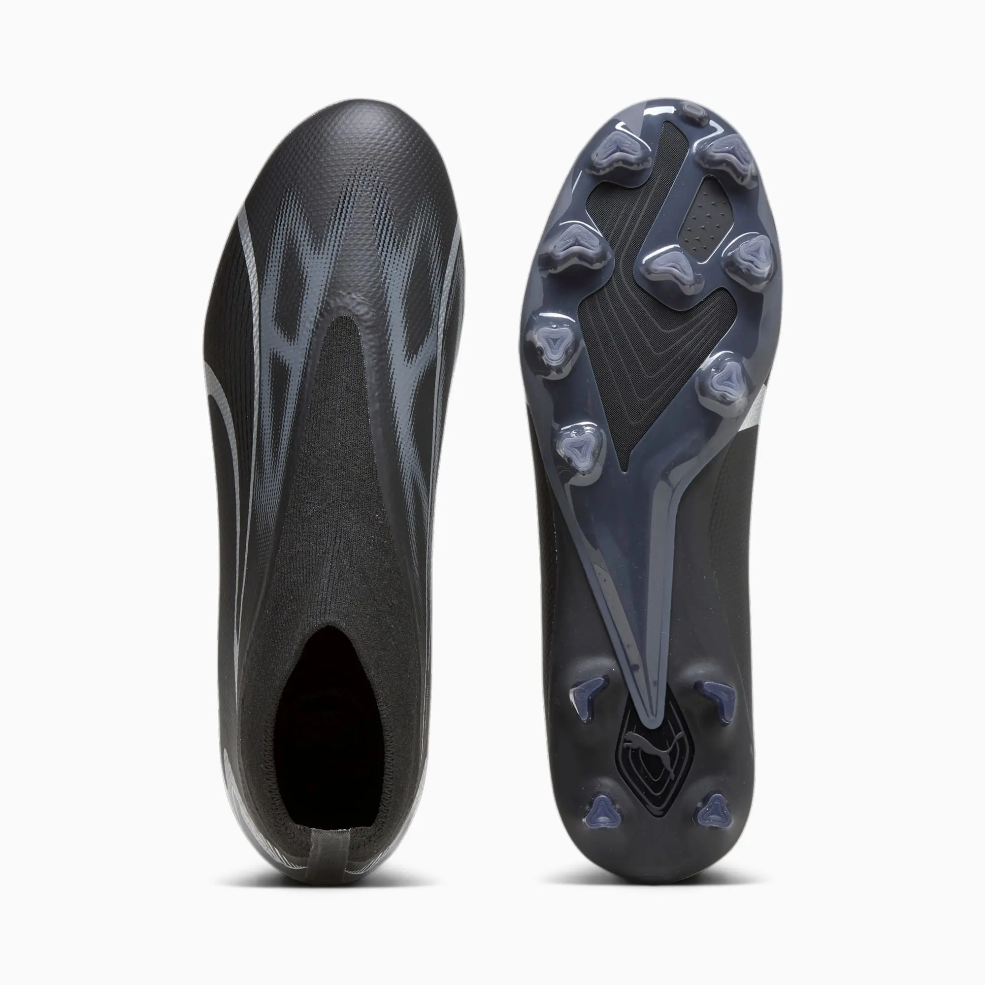 Puma Ultra Match Laceless Firm Ground Football Boots - Black