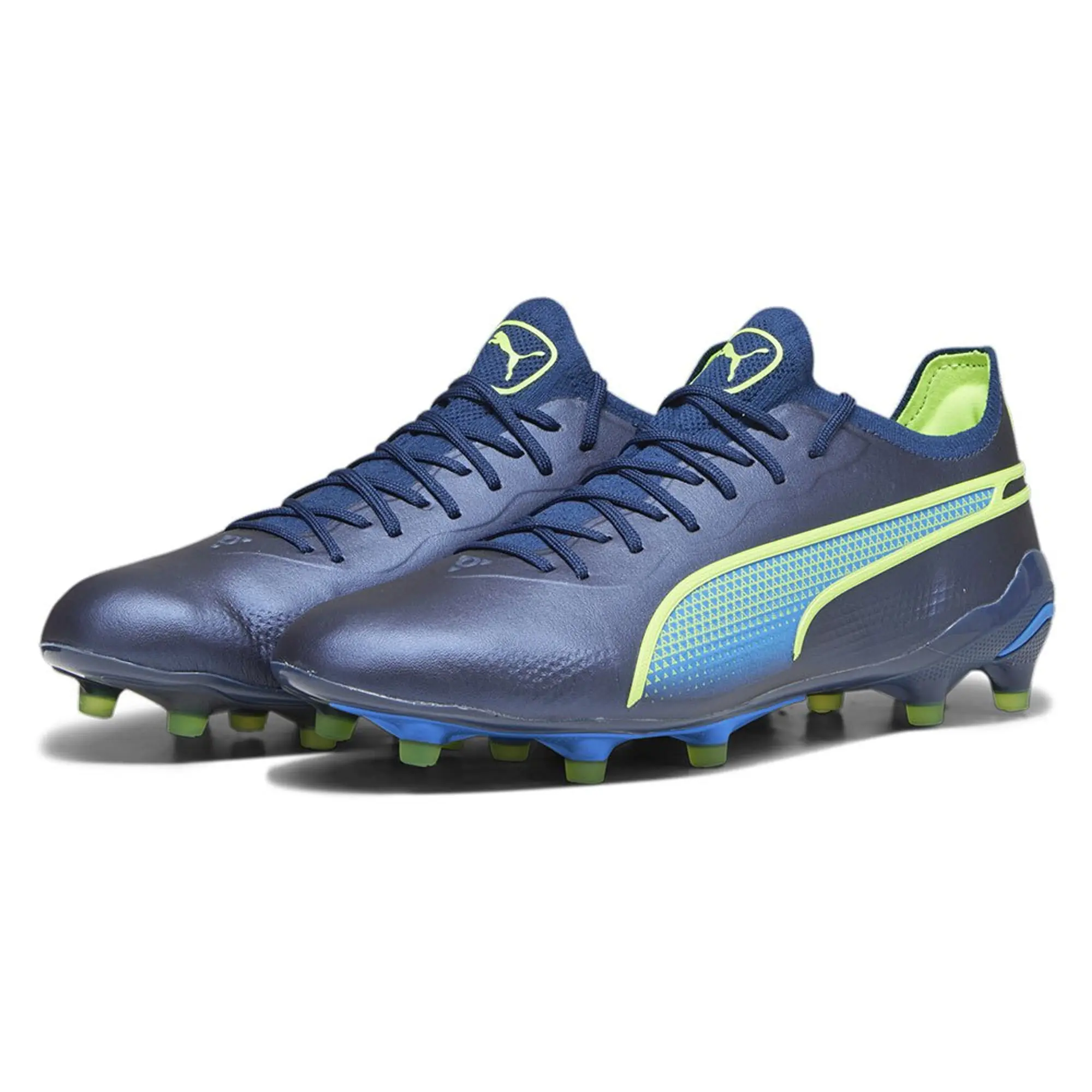 Puma King Ultimate Firm Ground Football Boots - Blue