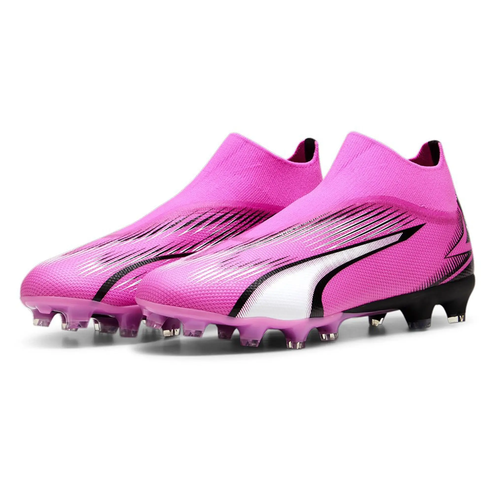 Puma Ultra Match Laceless Firm Ground Football Boots - Pink