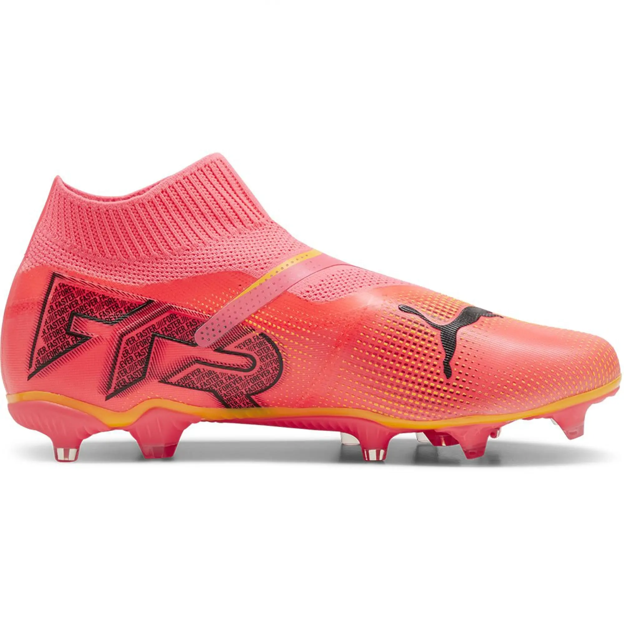 Puma Future 7 Match + Laceless Fg/Ag Forever Faster - Sunset Glow/Puma Black/Sun Stream - ['Pink']