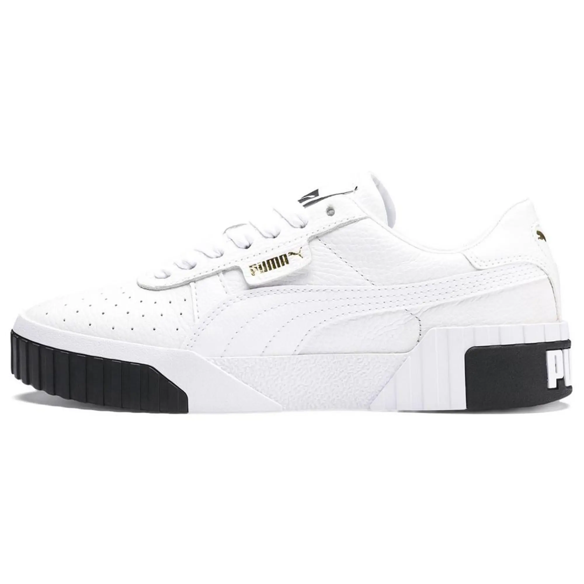 Puma Womens Cali Trainers - Black/White