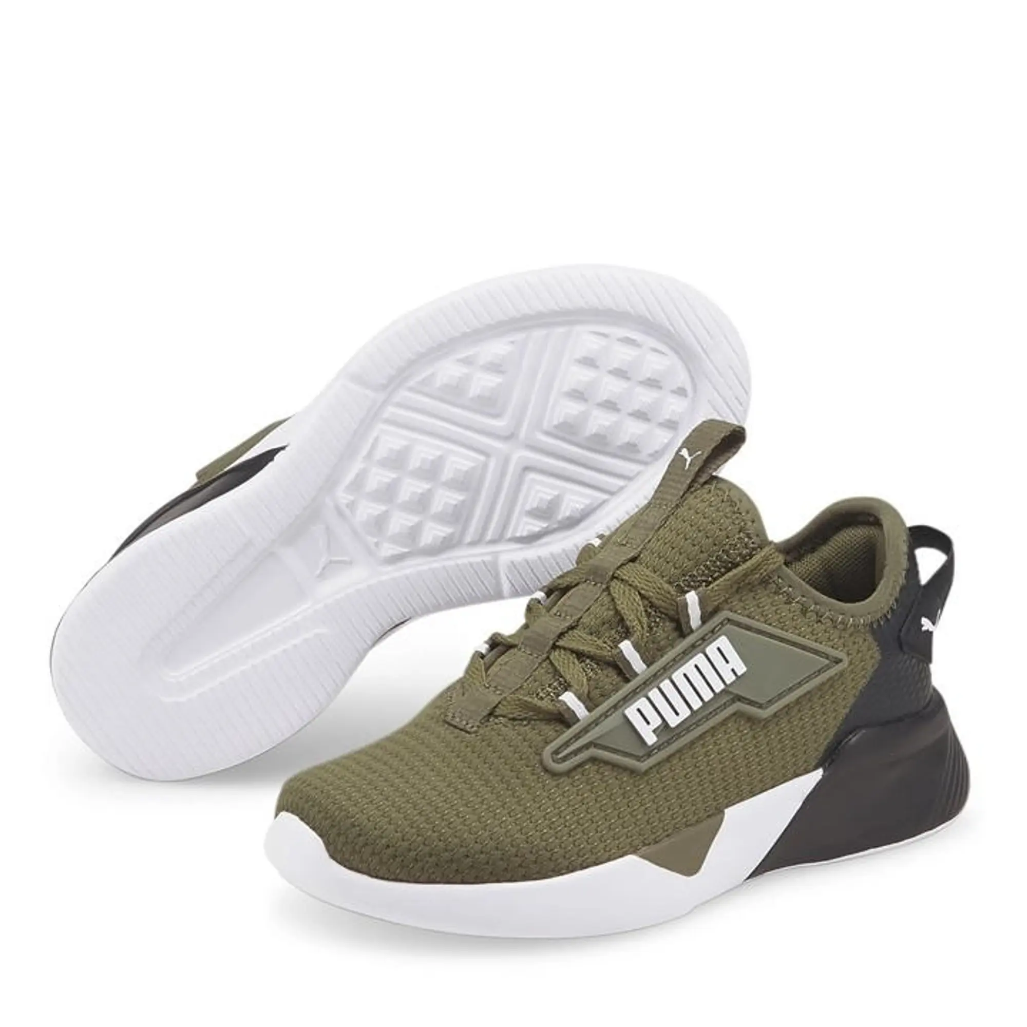 PUMA Retaliate 2 Sneakers Kids, Dark Green Moss/Black