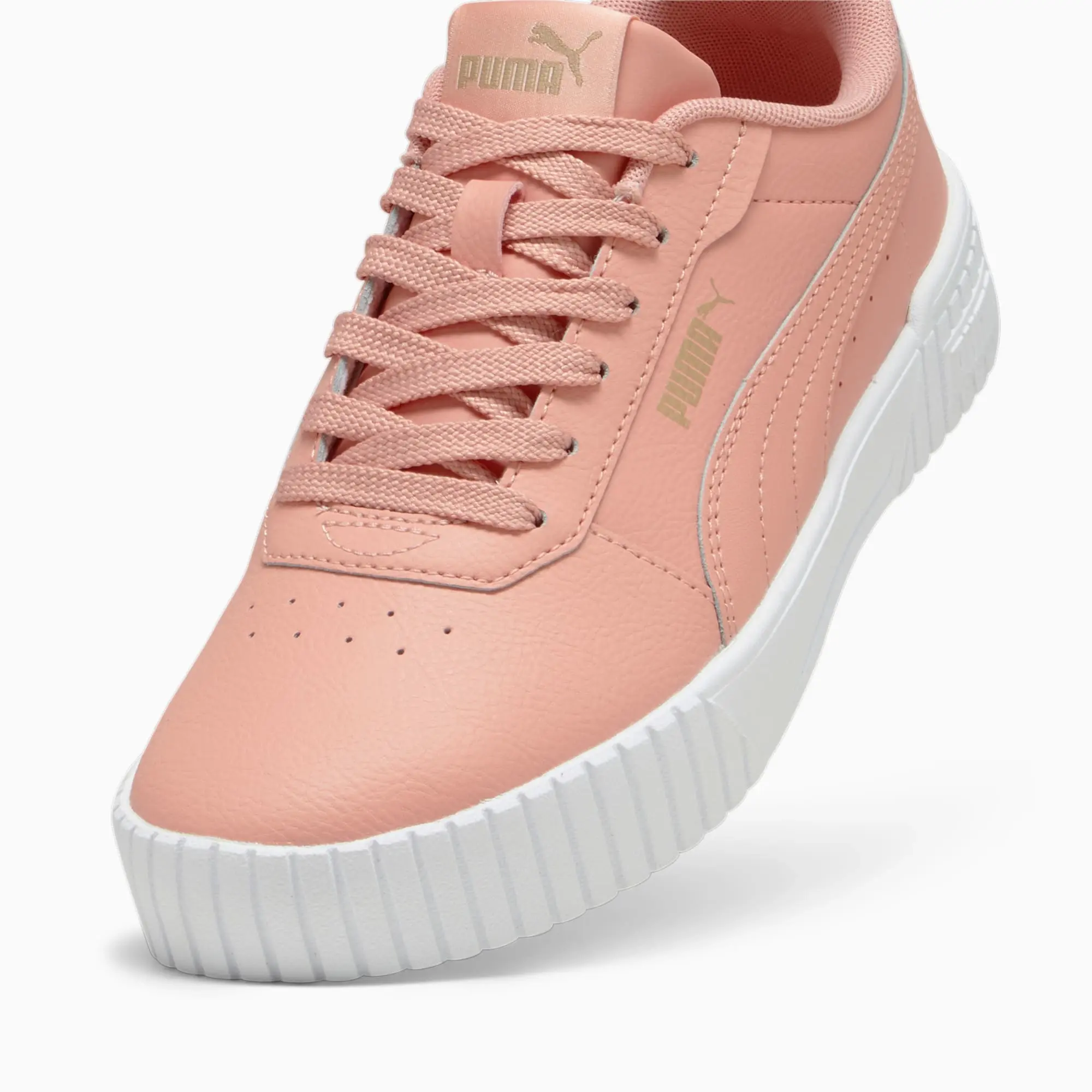 Pink and gold pumas best sale