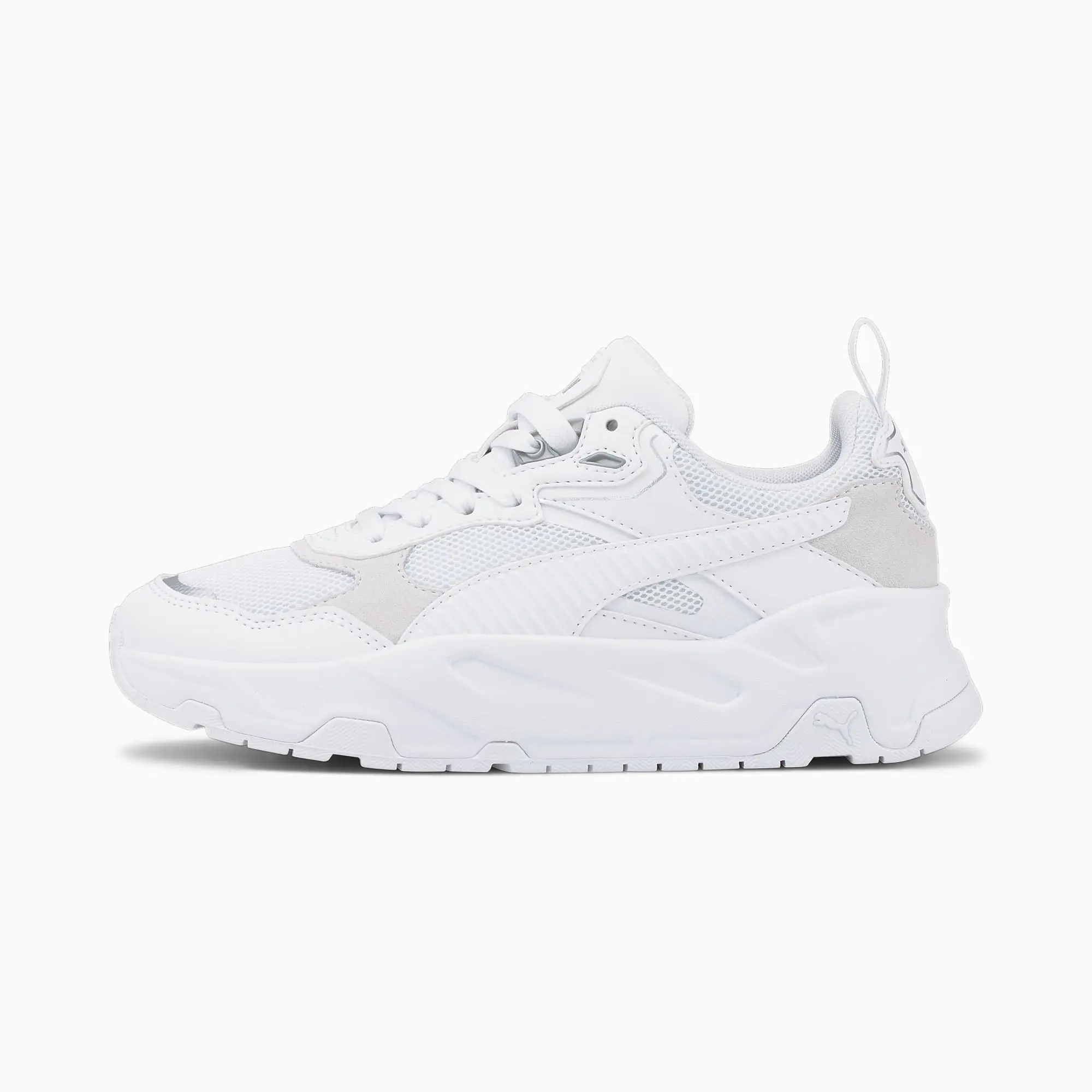 Puma Childrens Unisex Trinity Shoes Trainers - White