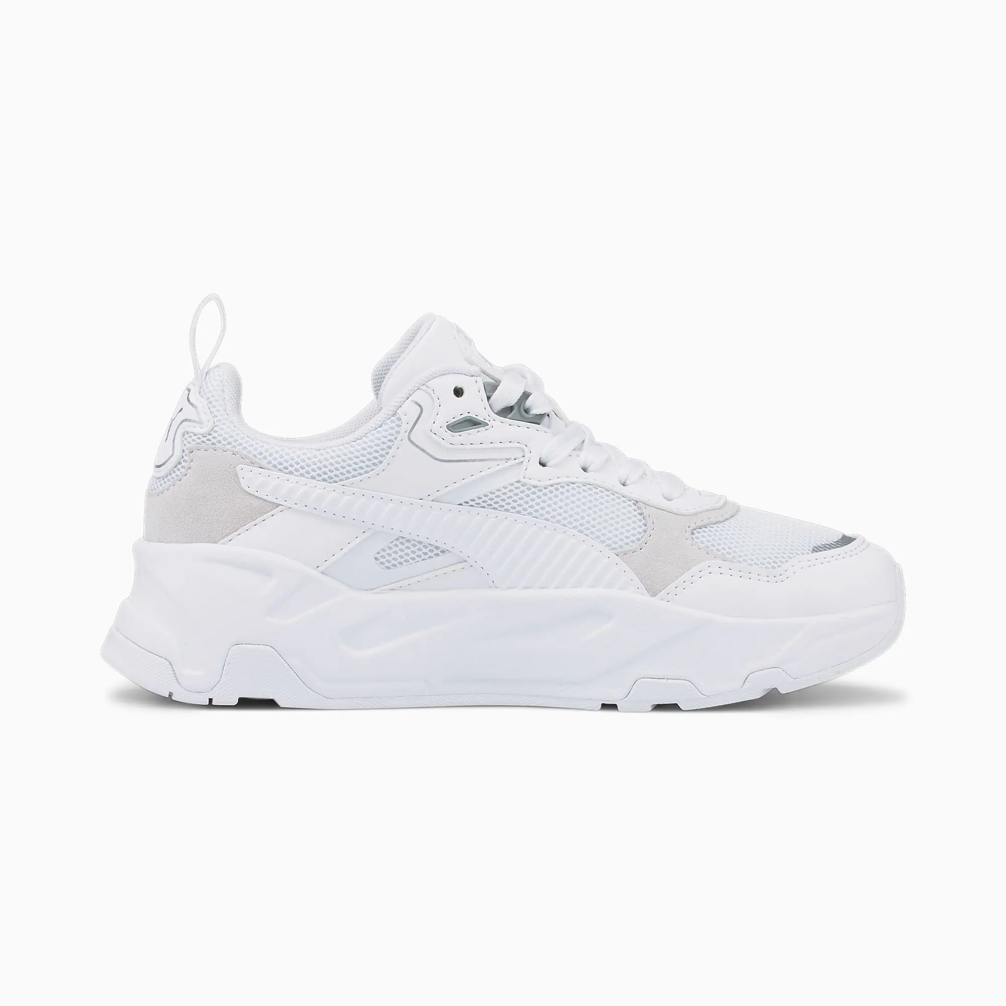 Puma Childrens Unisex Trinity Shoes Trainers - White