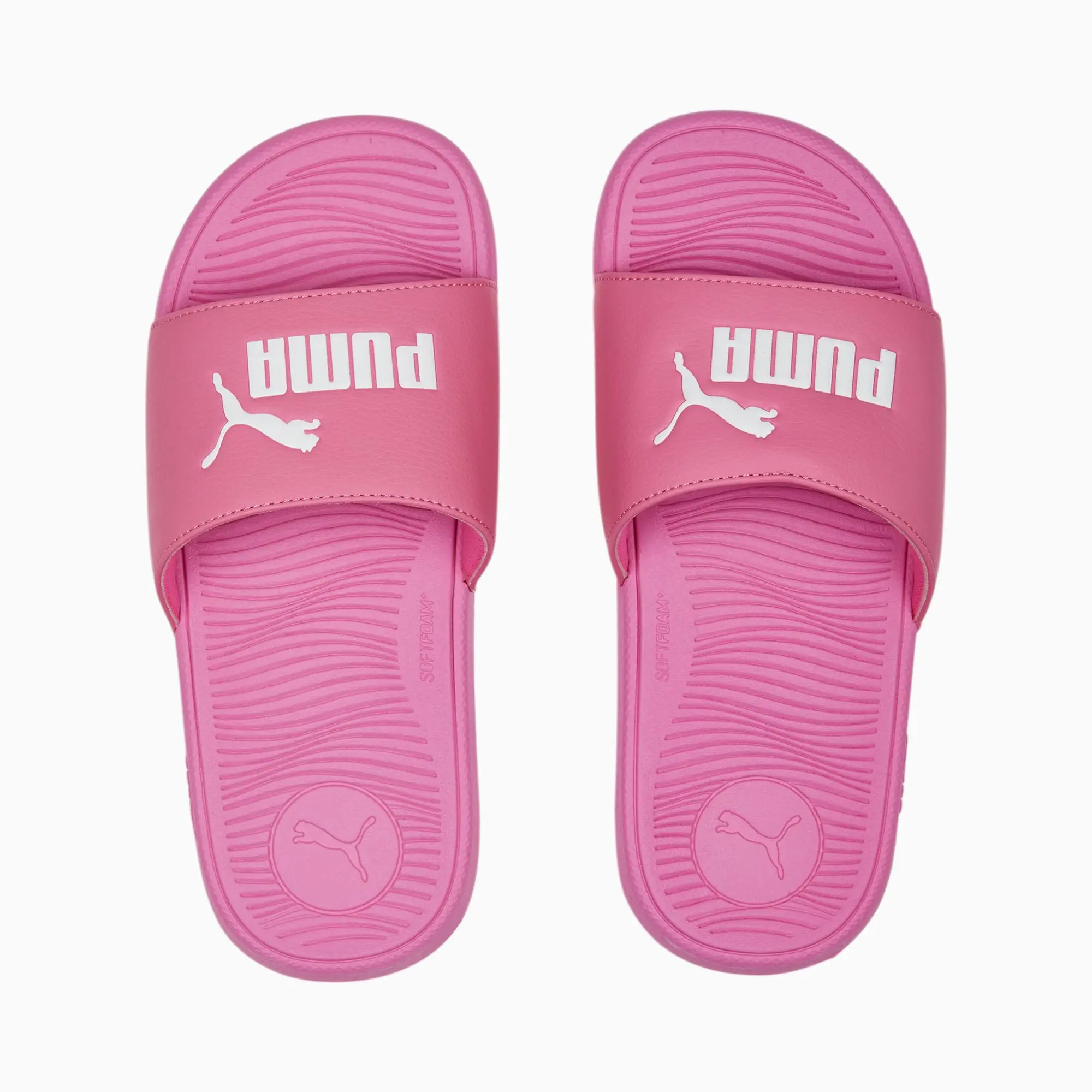 Puma Childrens Unisex Youth Cool Cat 2.0 Slides - Pink
