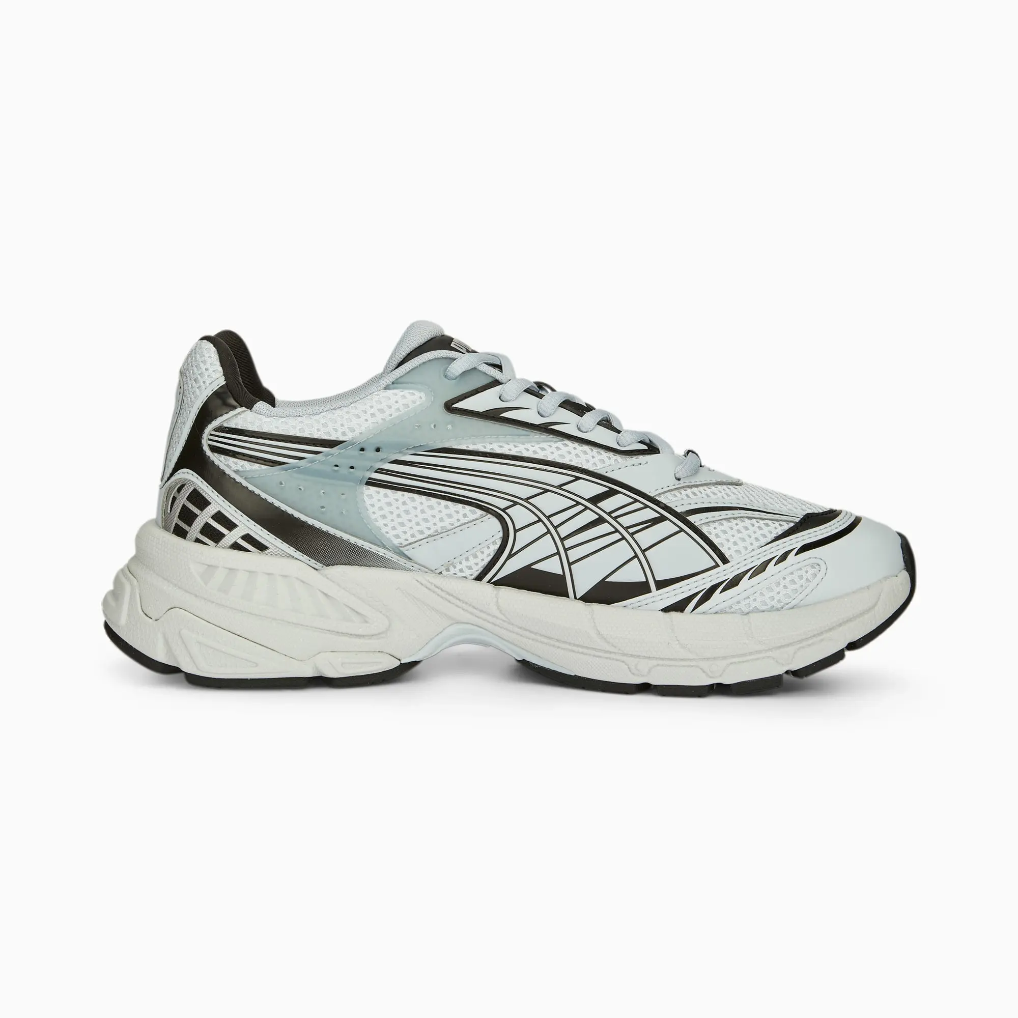 PUMA Velophasis Technisch Sneakers, Platinum Grey/Black