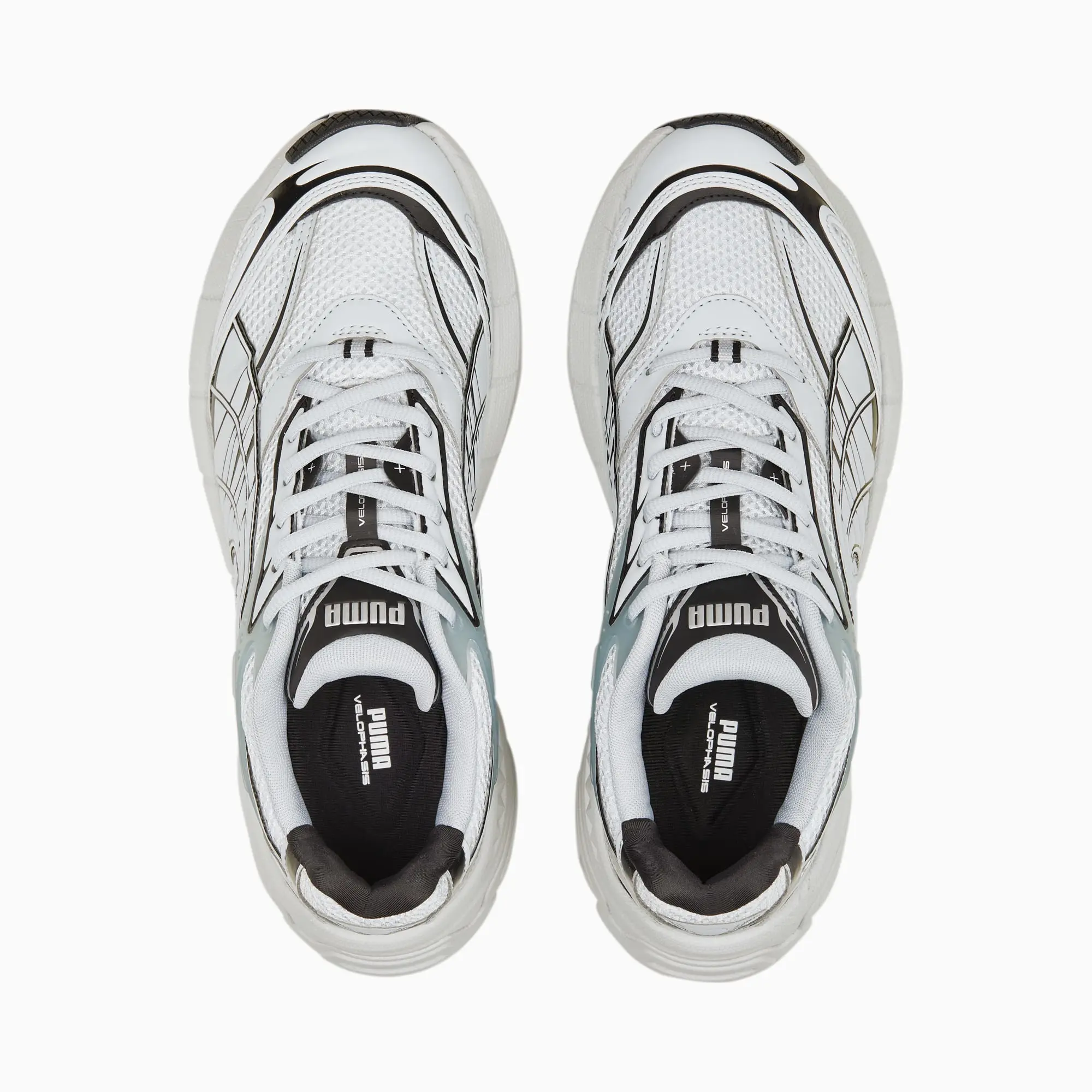 PUMA Velophasis Technisch Sneakers, Platinum Grey/Black