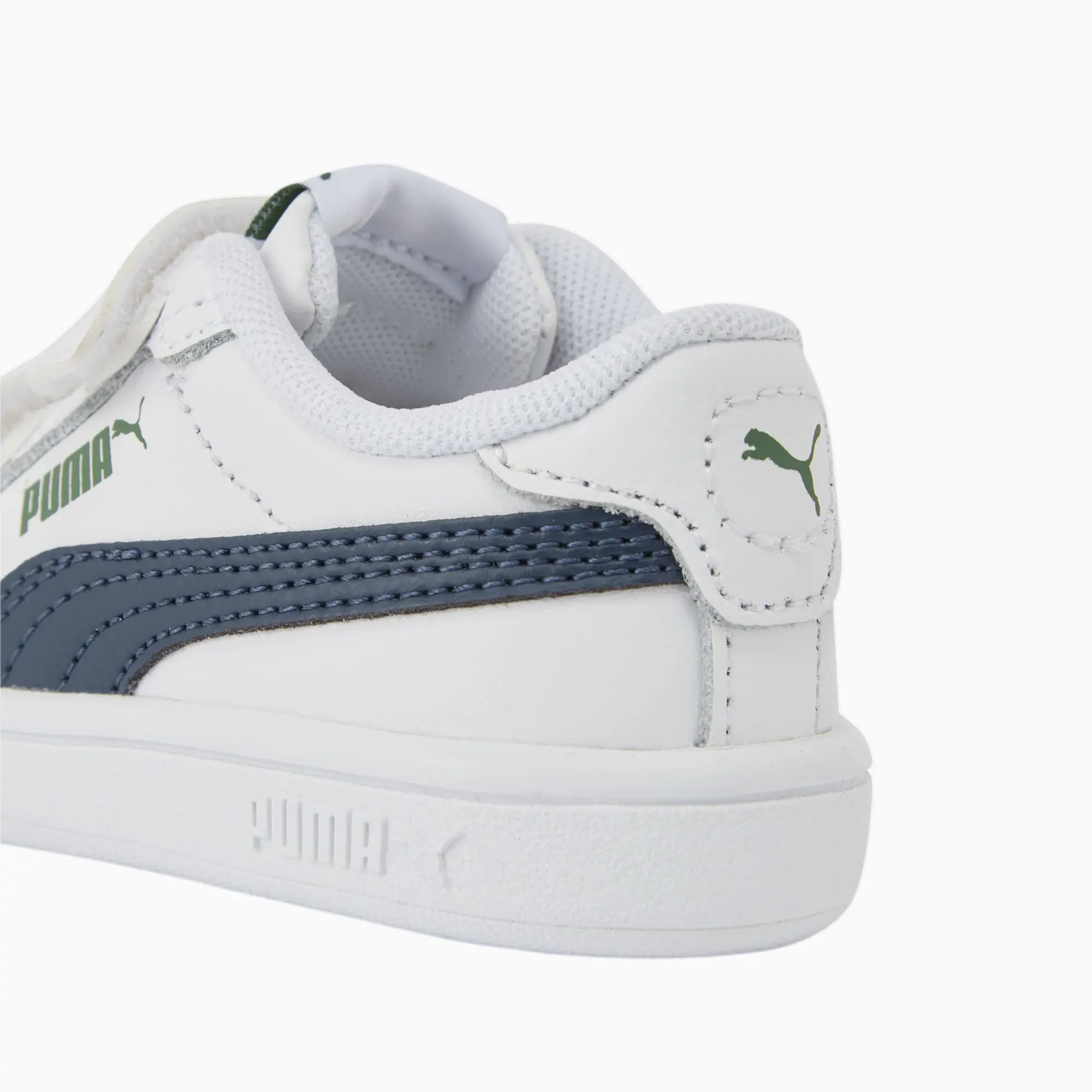 Puma Baby Unisex Smash 3.0 Leather V Sneakers - White