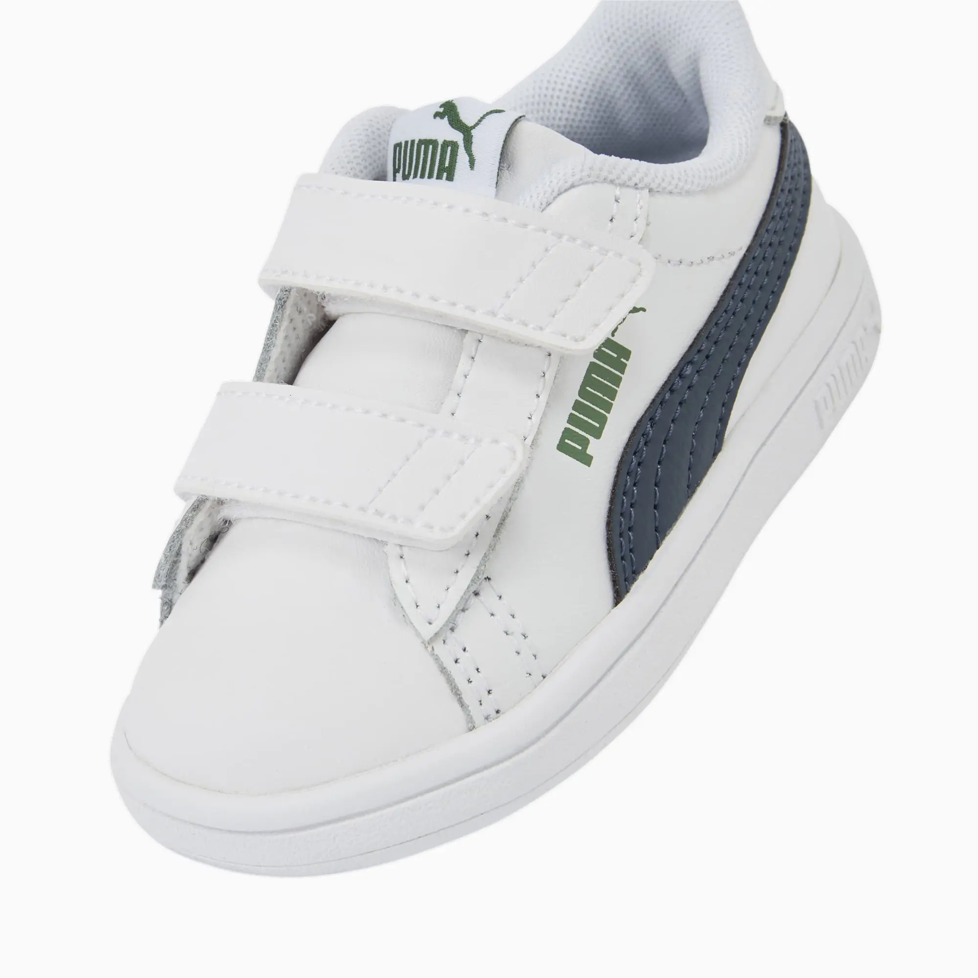 Puma Baby Unisex Smash 3.0 Leather V Sneakers - White