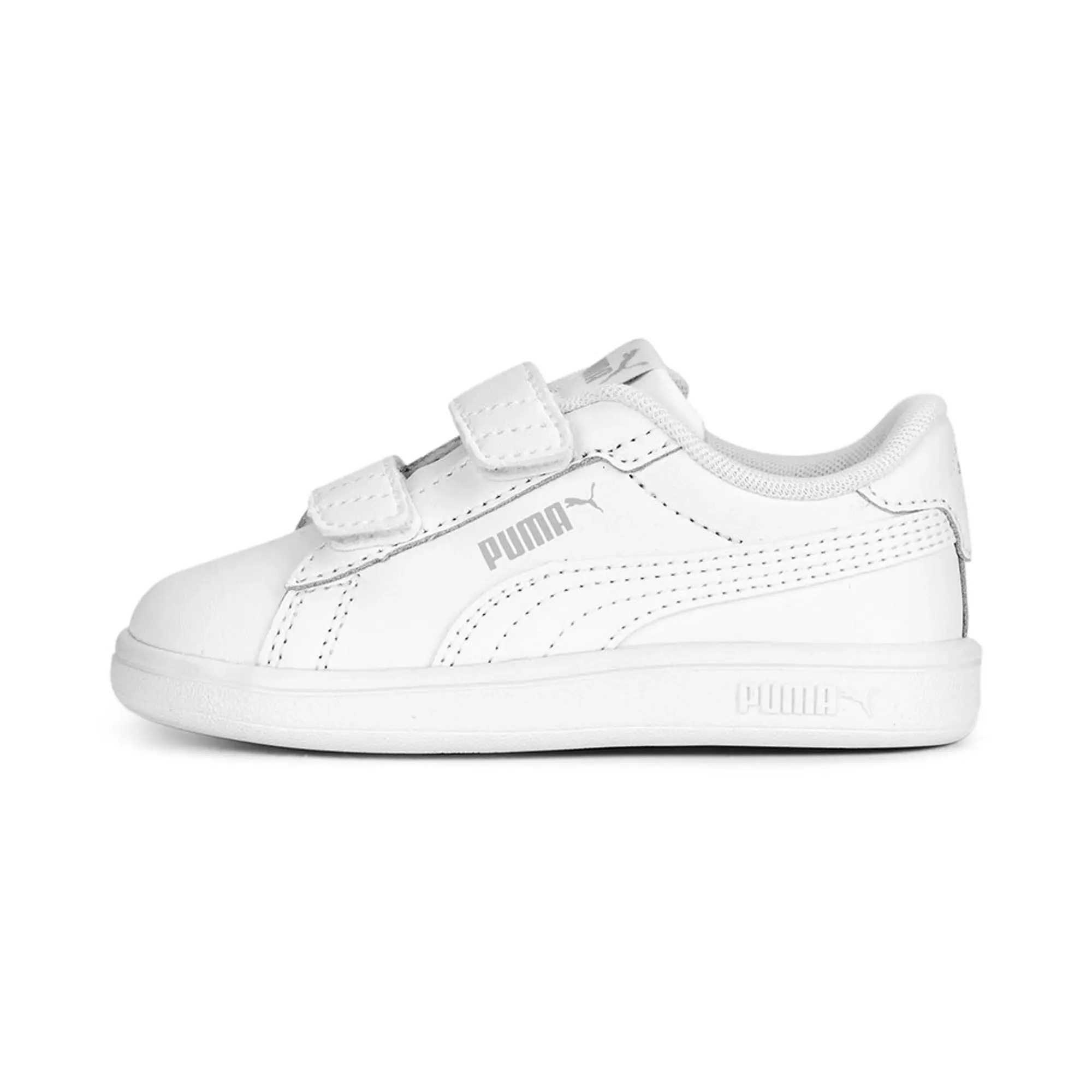 Puma  SMASH 3.0 L INF  girls's Children's Shoes (Trainers) in White