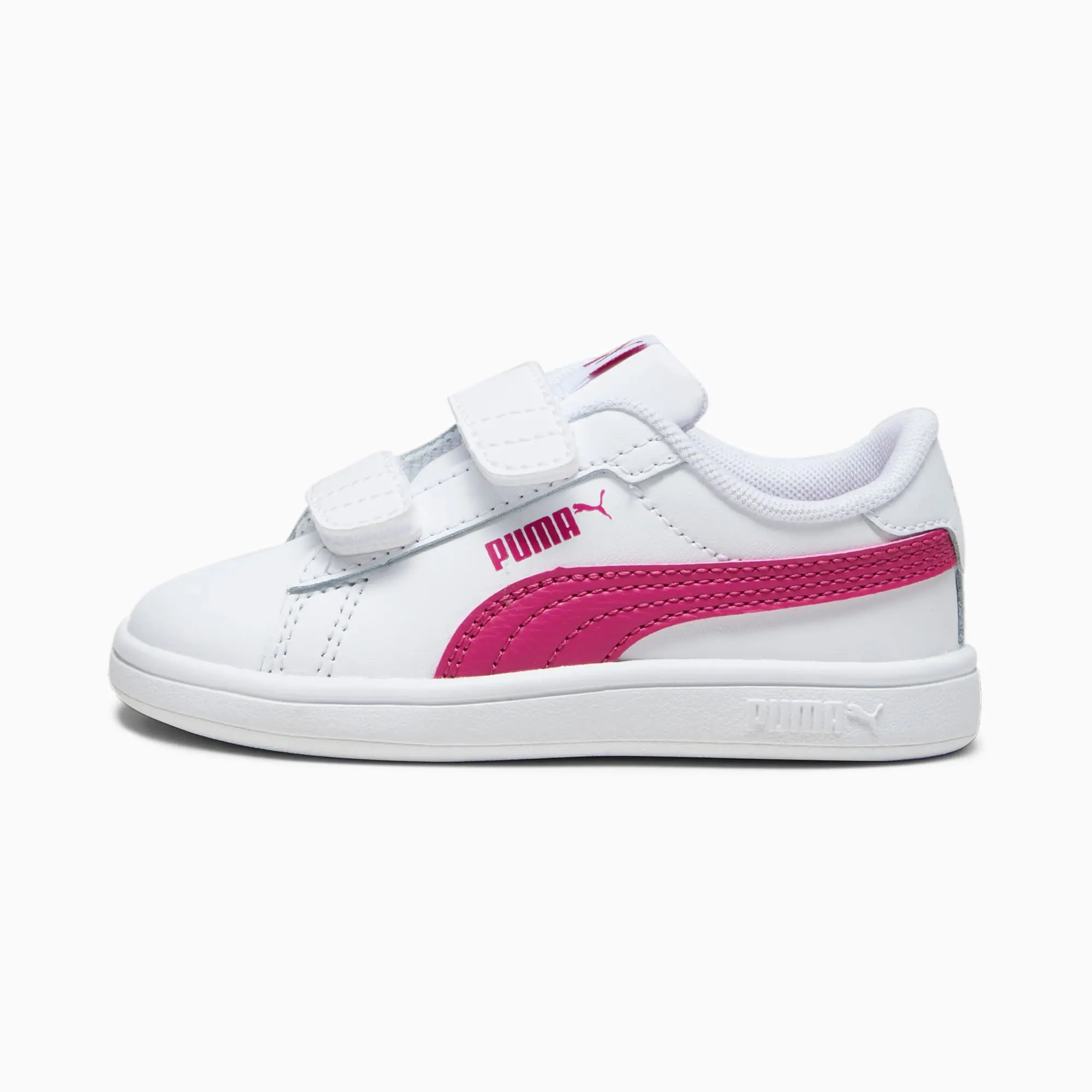 Puma Baby Unisex Smash 3.0 Leather V Sneakers - White