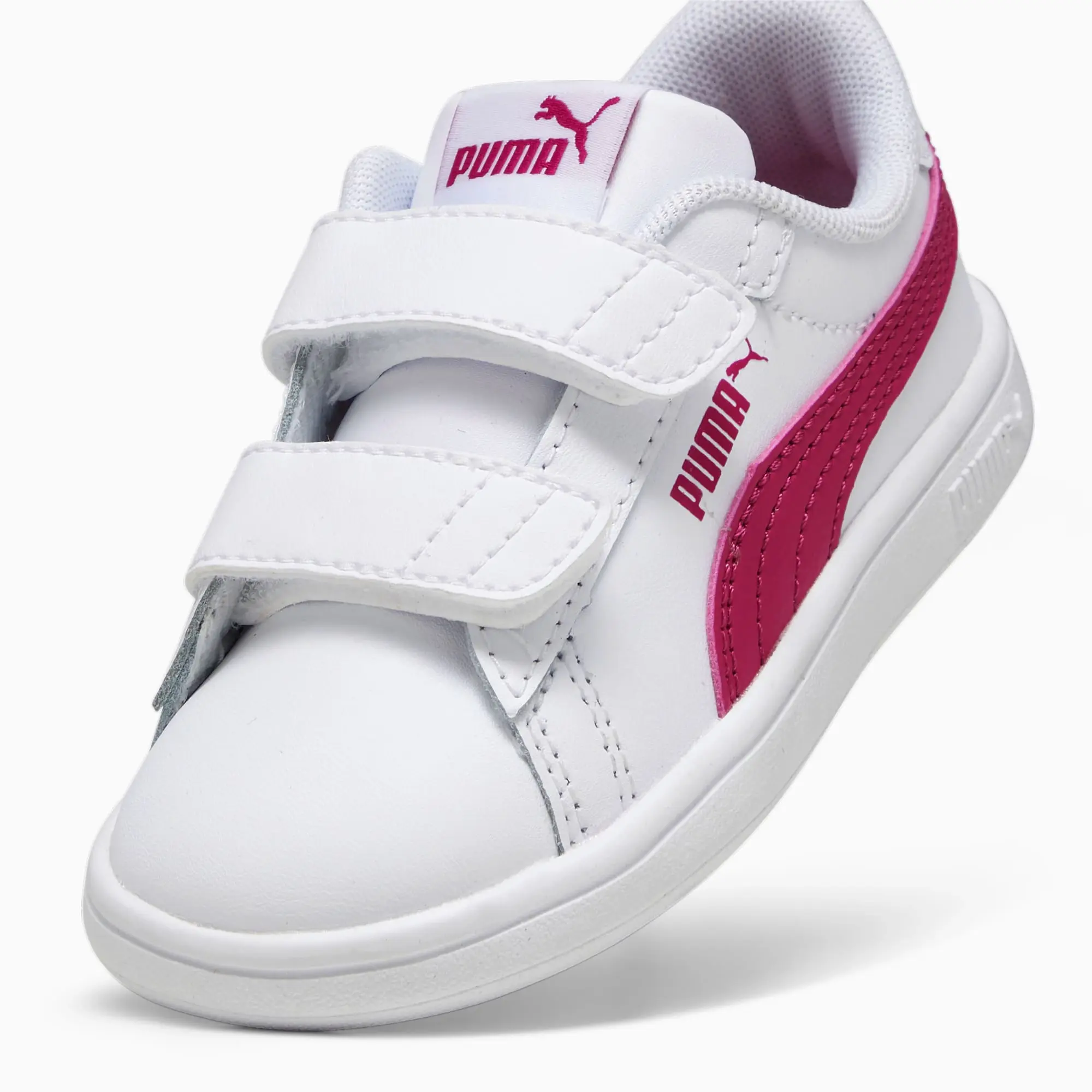 Puma Baby Unisex Smash 3.0 Leather V Sneakers - White