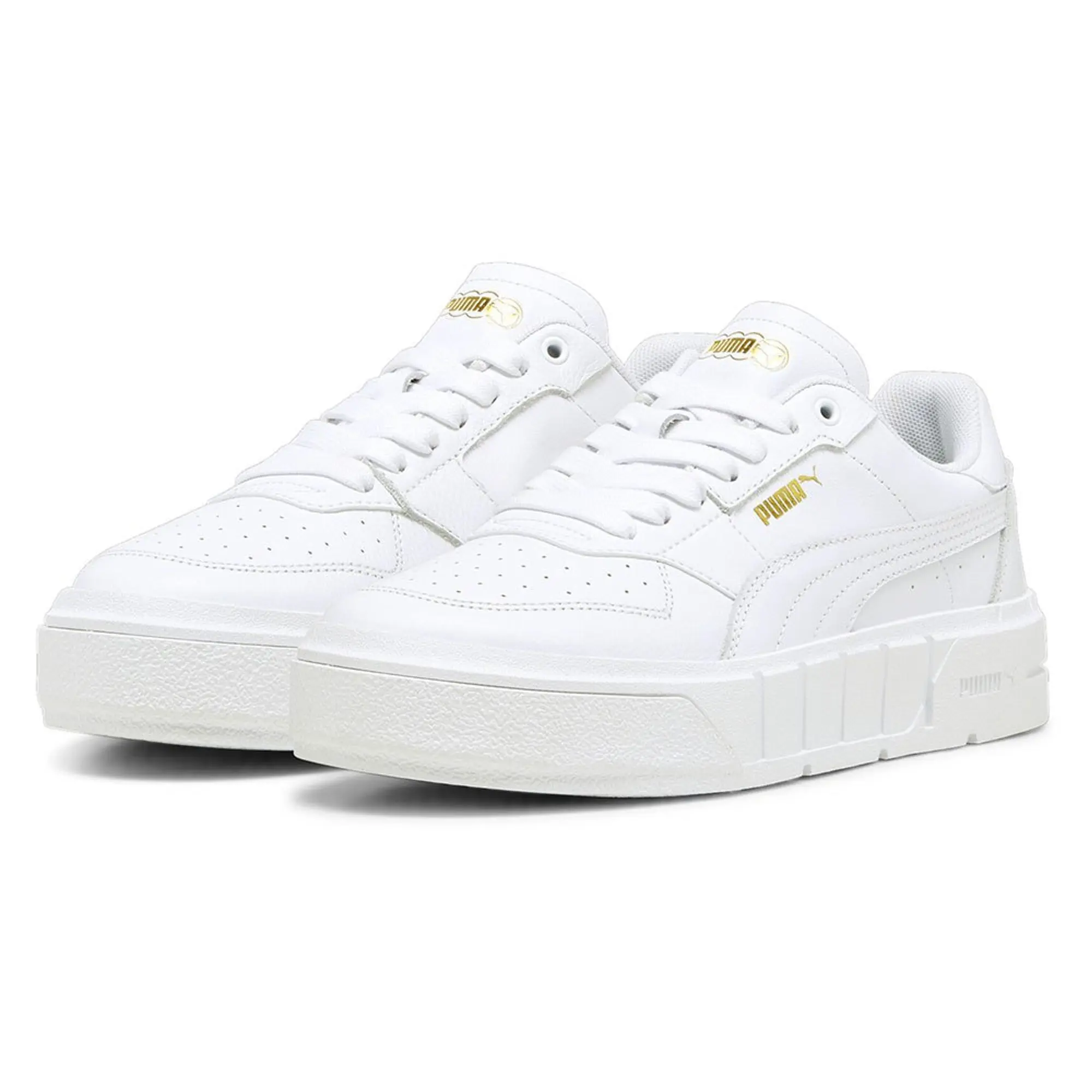 Puma Womens Cali Court Leather Sneakers - White