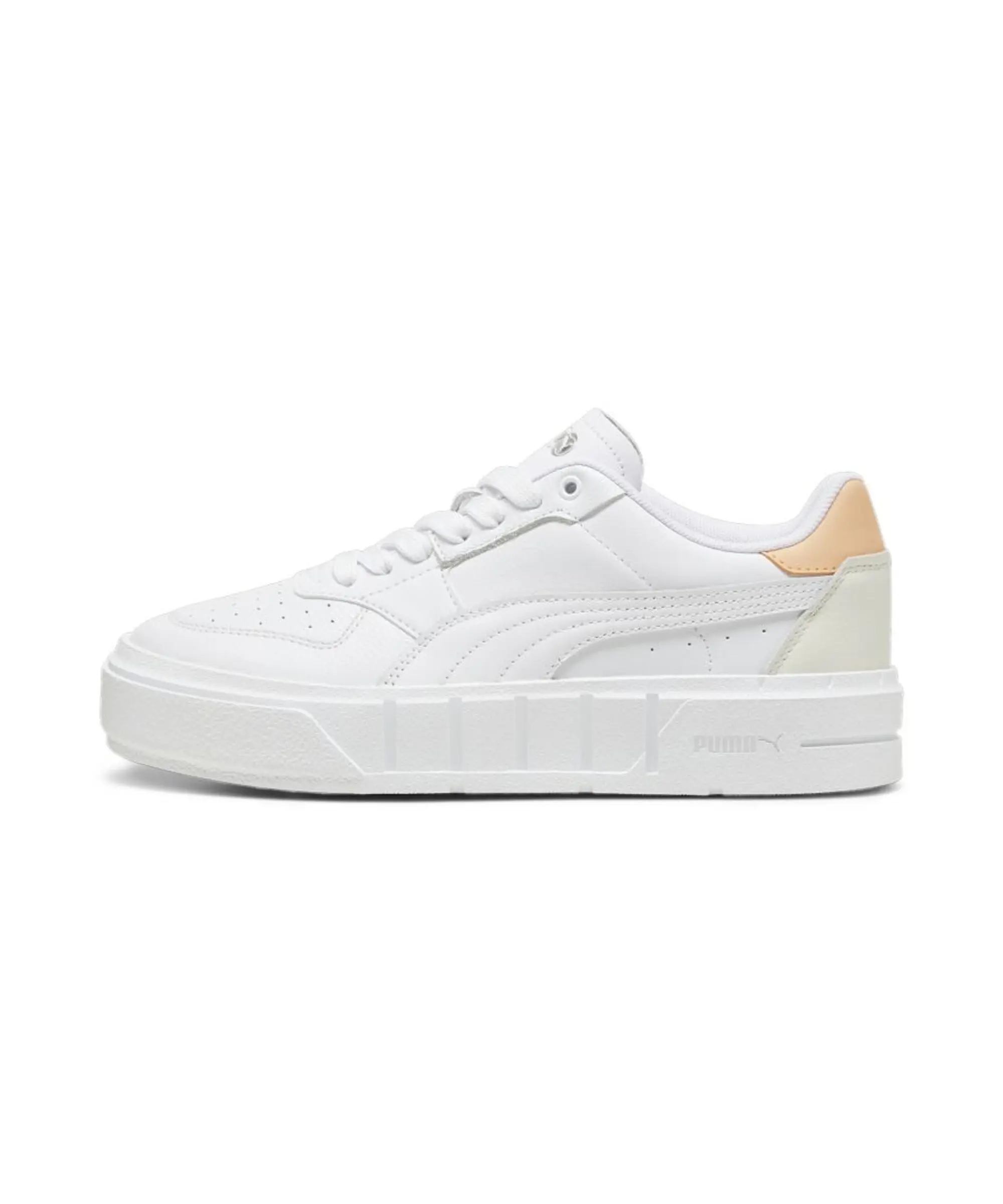 Puma Womens Cali Court Leather Sneakers - White