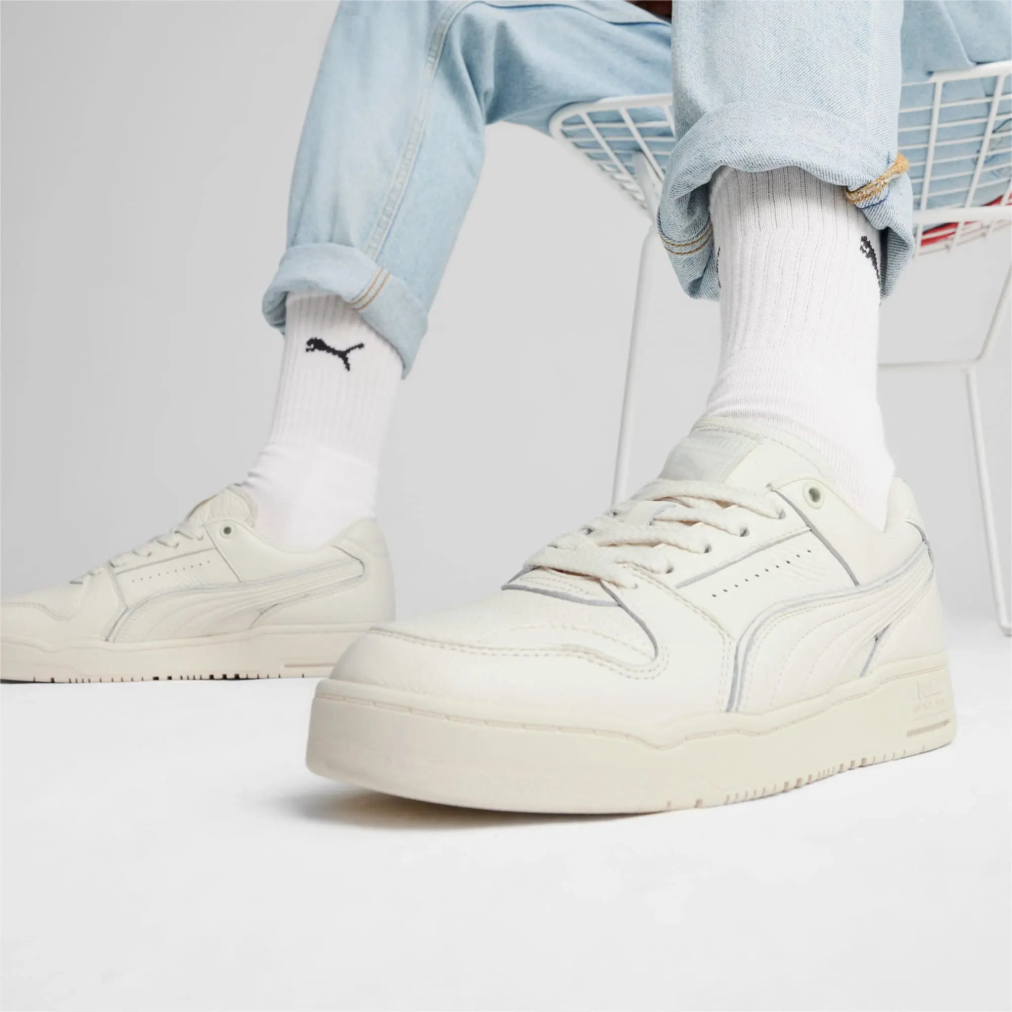 Puma Unisex Slipstream Lo Vintage Sneakers - White