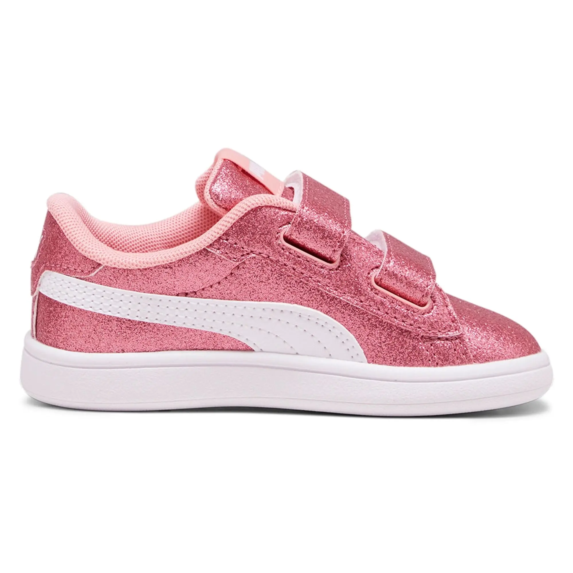 Puma Baby Girl Smash 3.0 Glitz Glam Sneakers - Pink