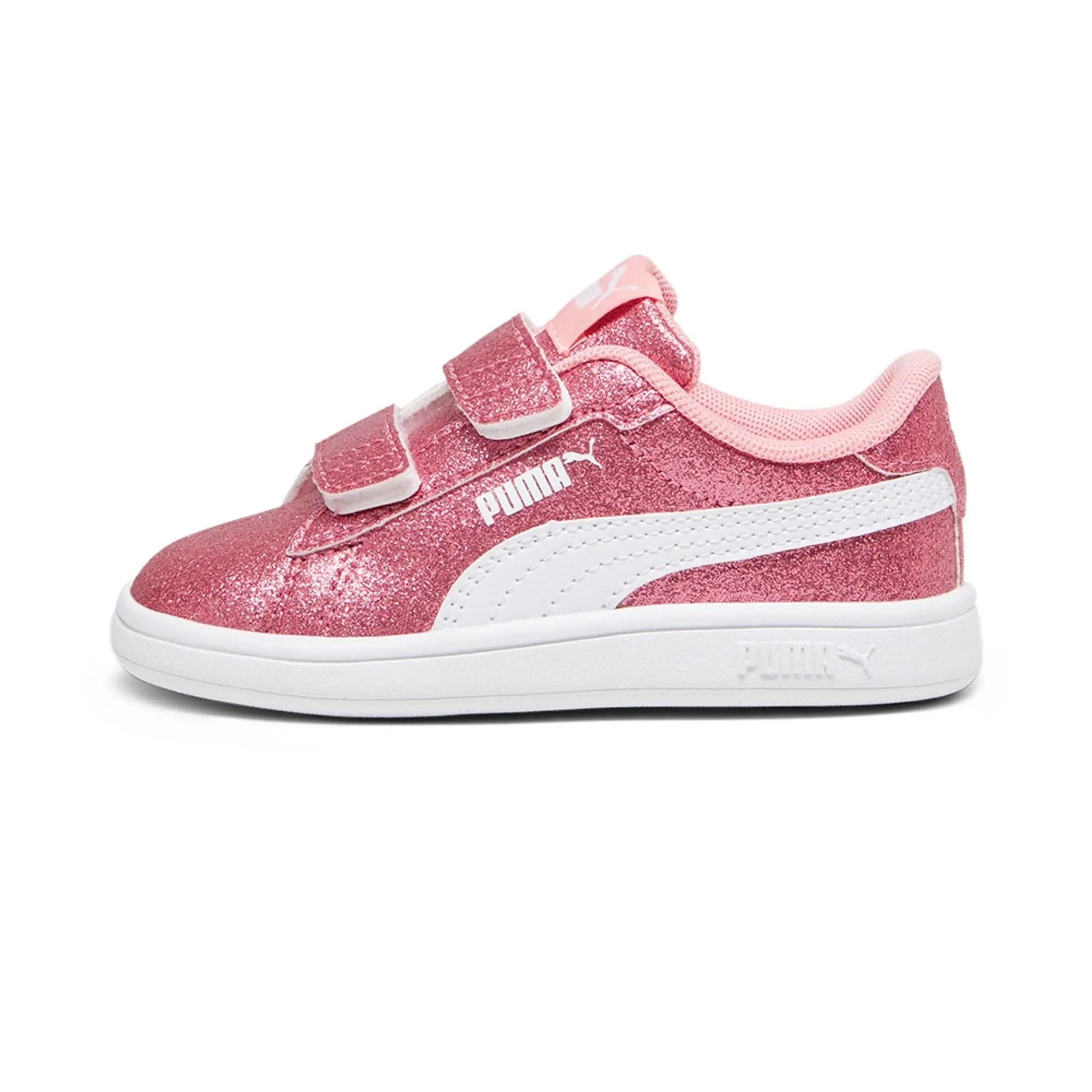 Puma Baby Girl Smash 3.0 Glitz Glam Sneakers - Pink