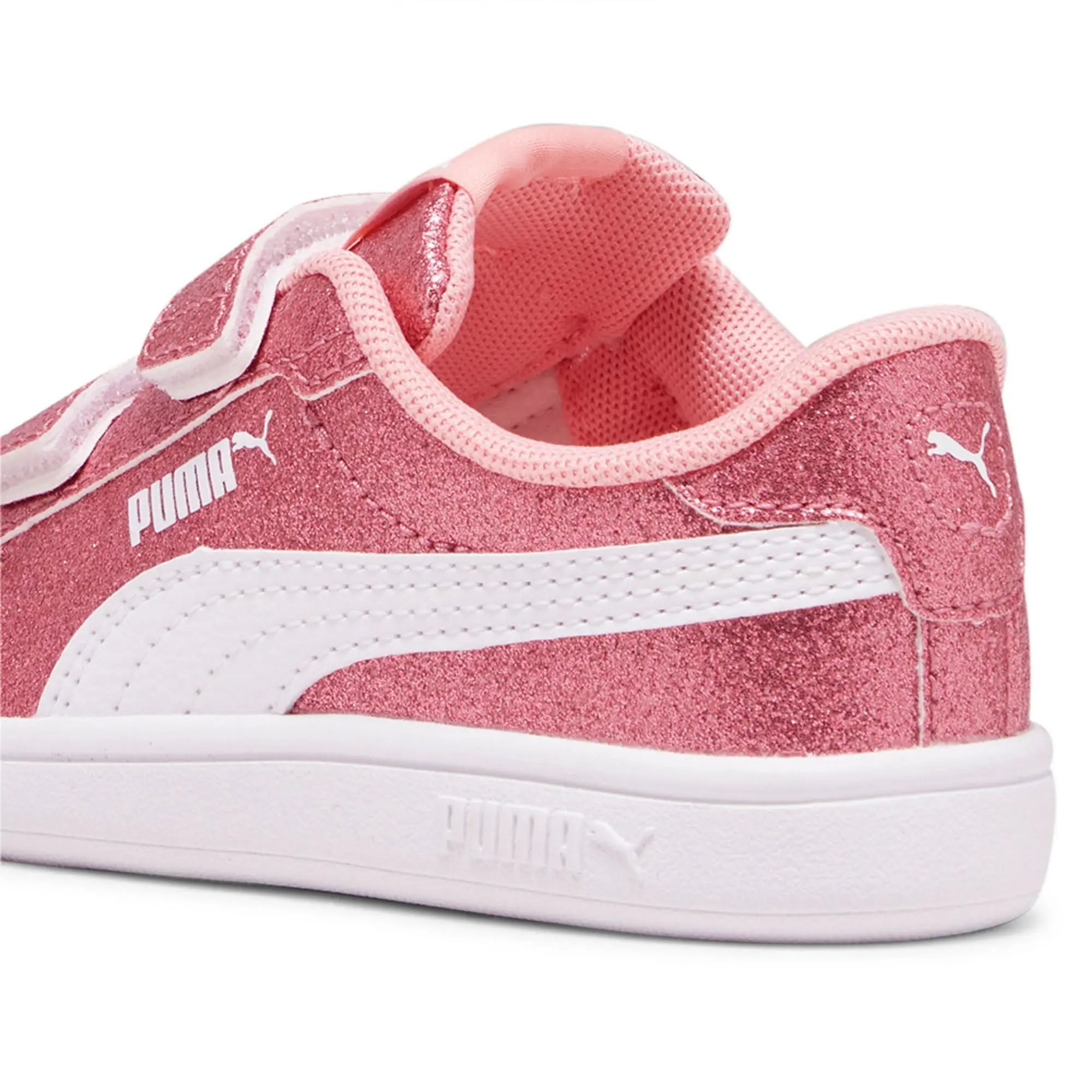 Puma Baby Girl Smash 3.0 Glitz Glam Sneakers - Pink