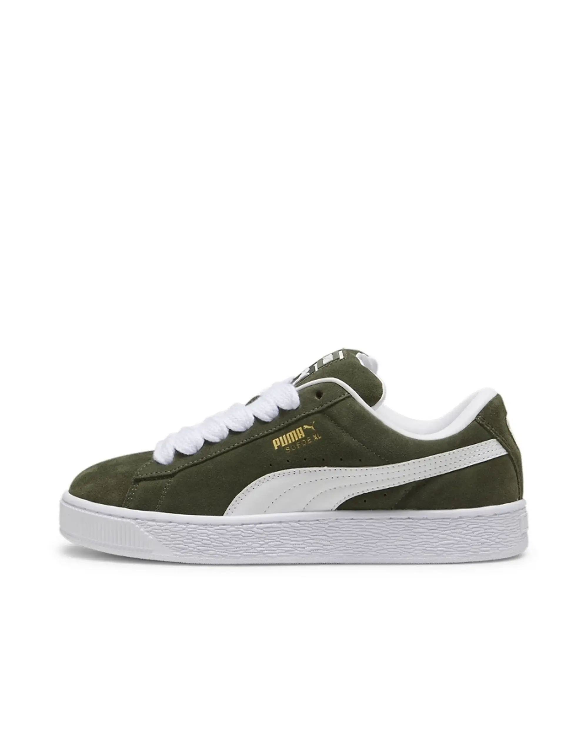 Puma dark green suede classic trainers best sale