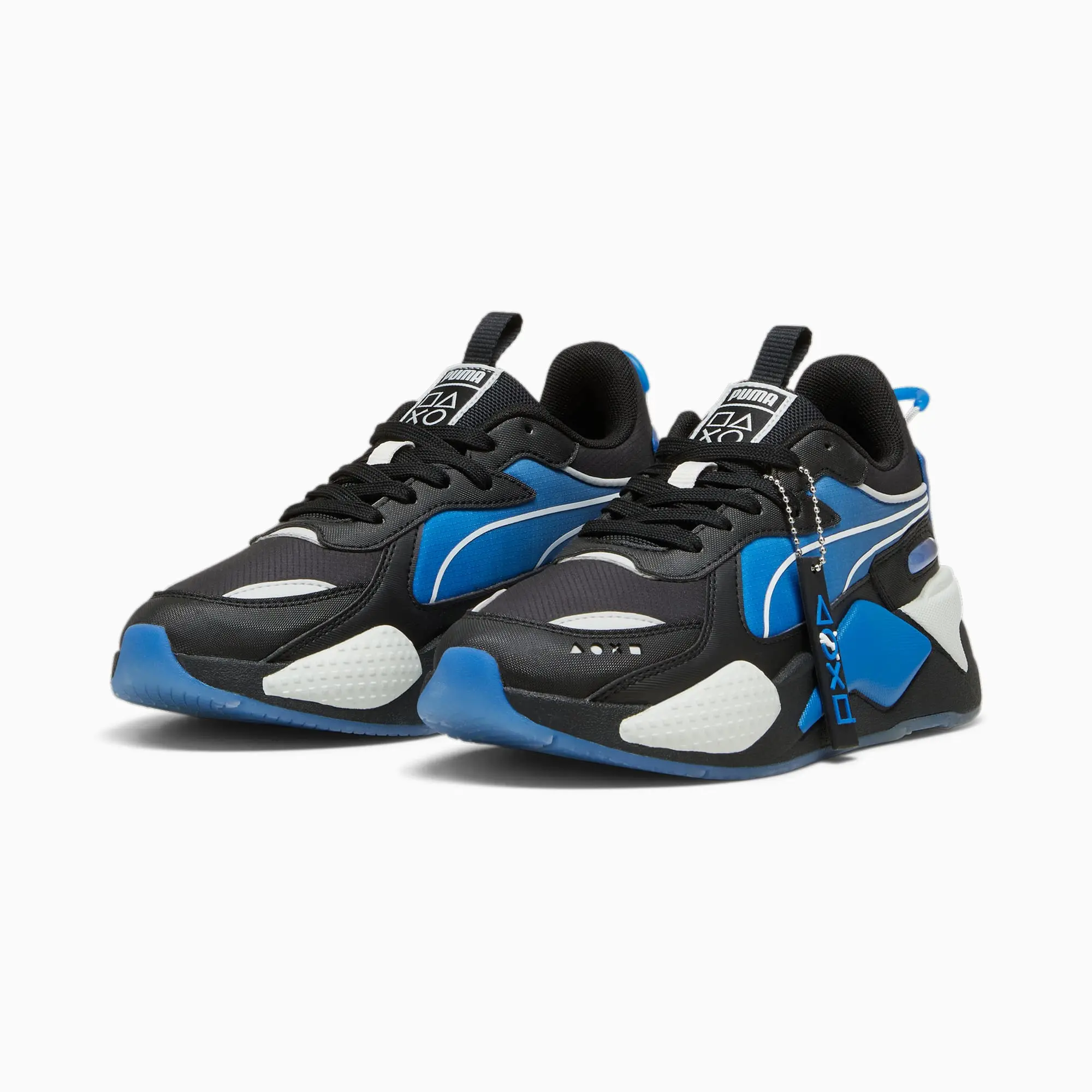 Puma Childrens Unisex x PLAYSTATION RS-X Youth Sneakers - Black
