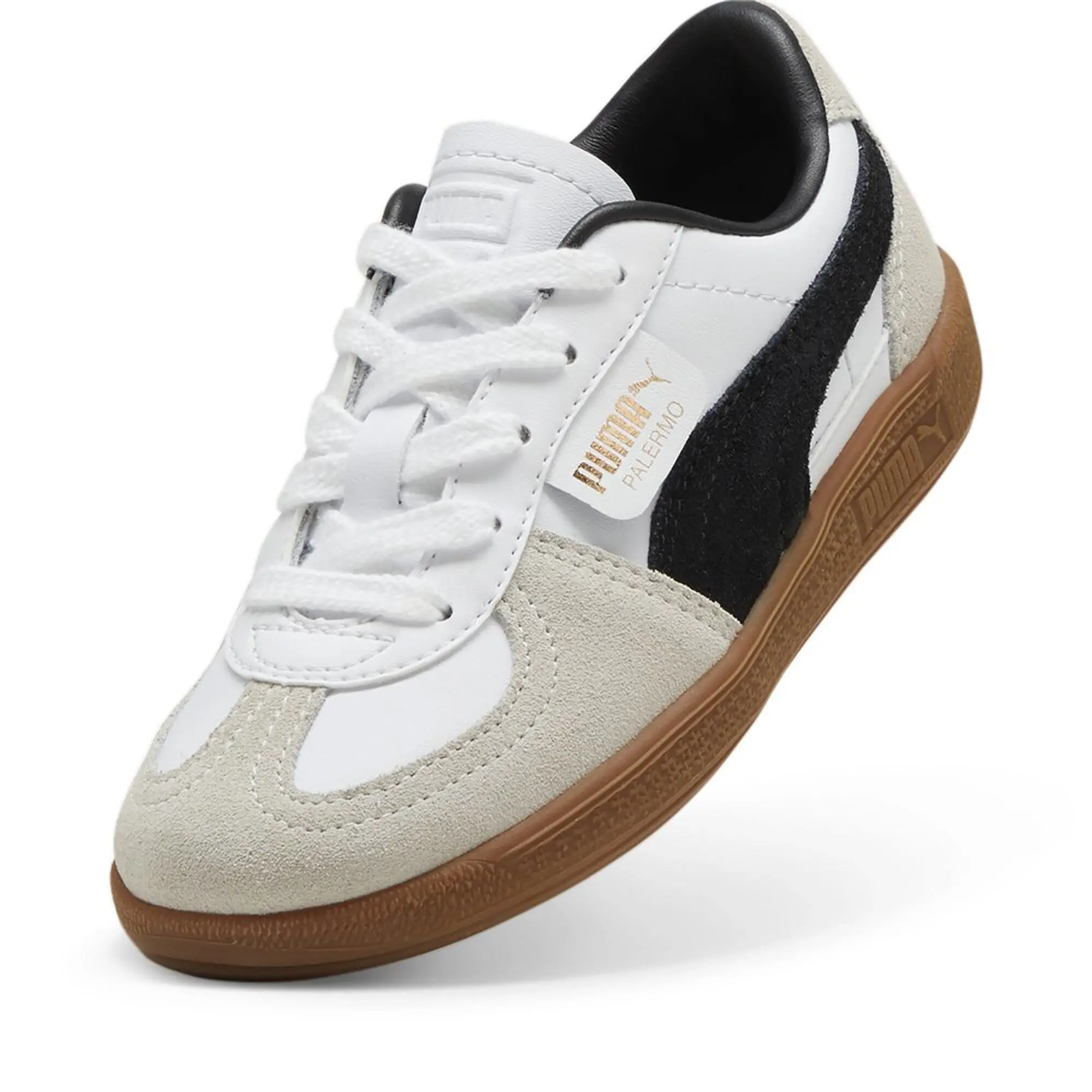 PUMA white multi palermo Junior trainers