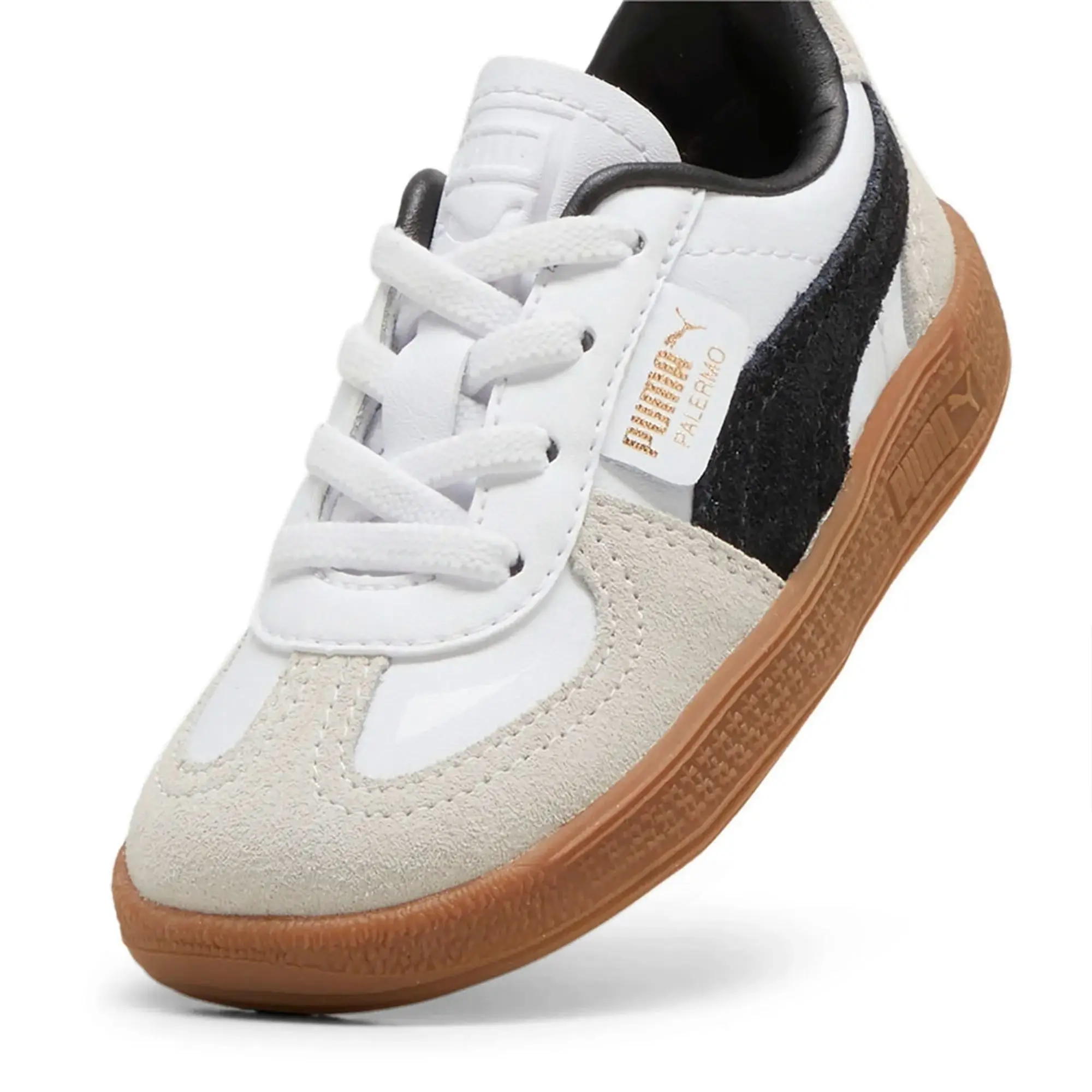 PUMA white multi palermo Toddler trainers
