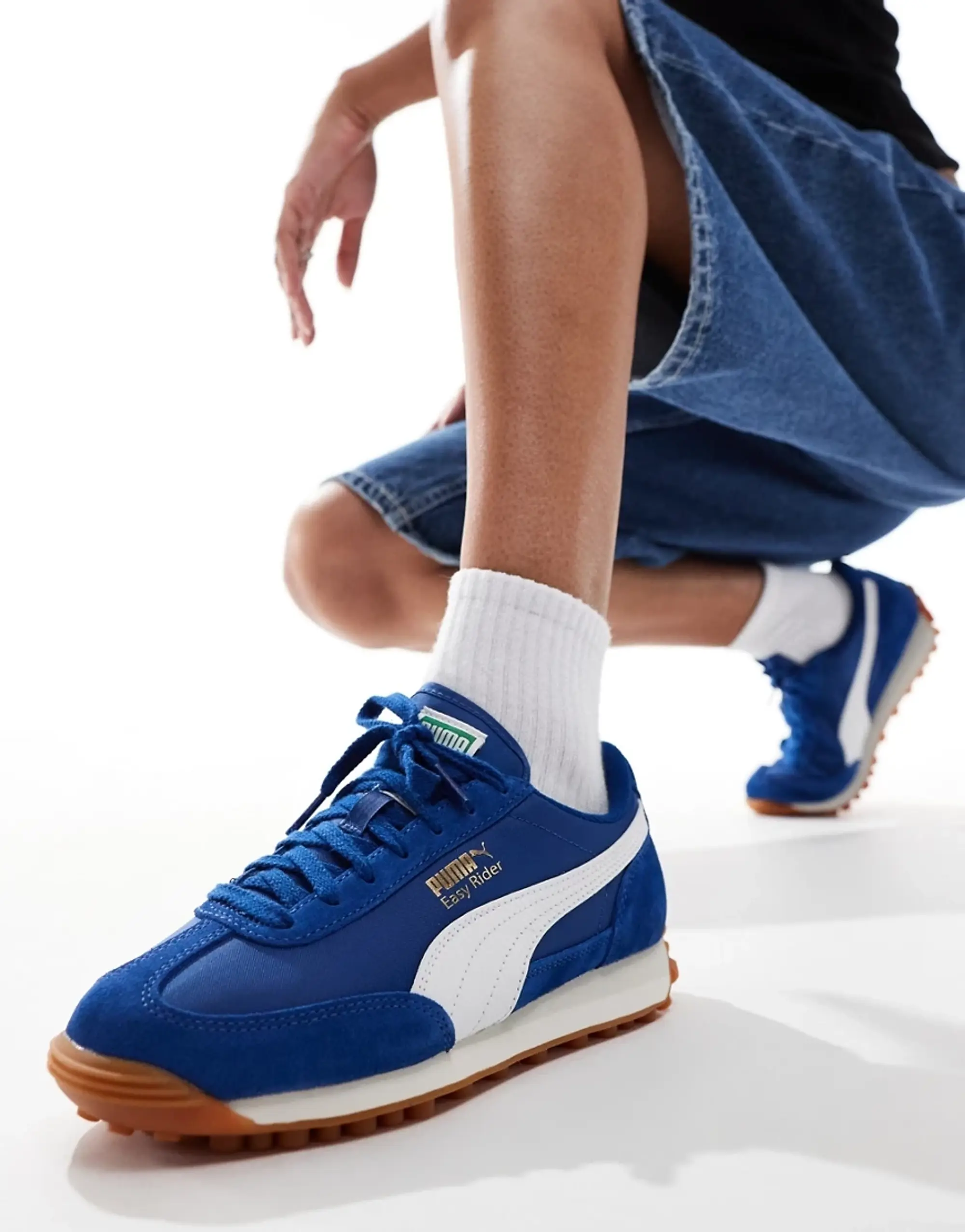 PUMA easy rider trainers in blue