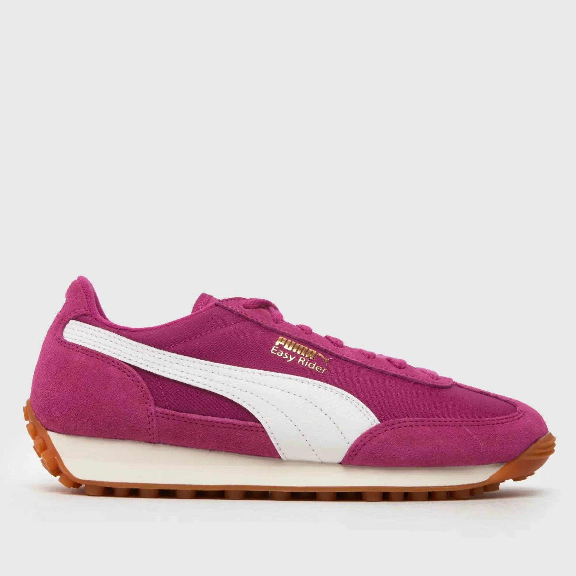 Puma Unisex Easy Rider Vintage Sneakers - Pink Leather